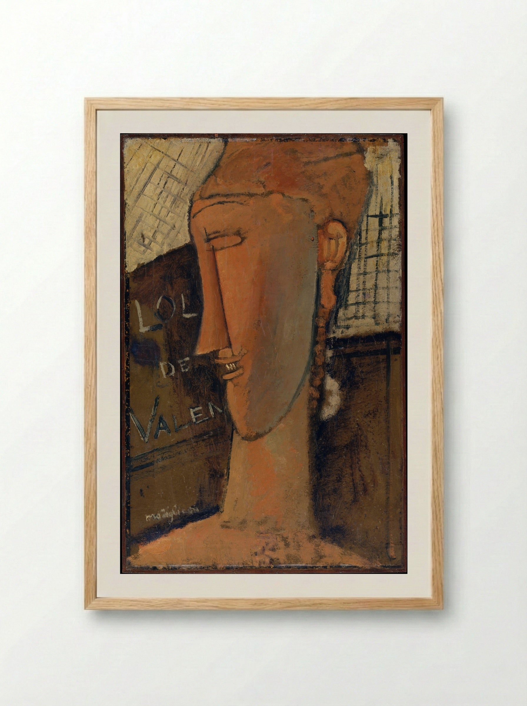 Lola de Valence - Amedeo Modigliani - Framed Print Wood