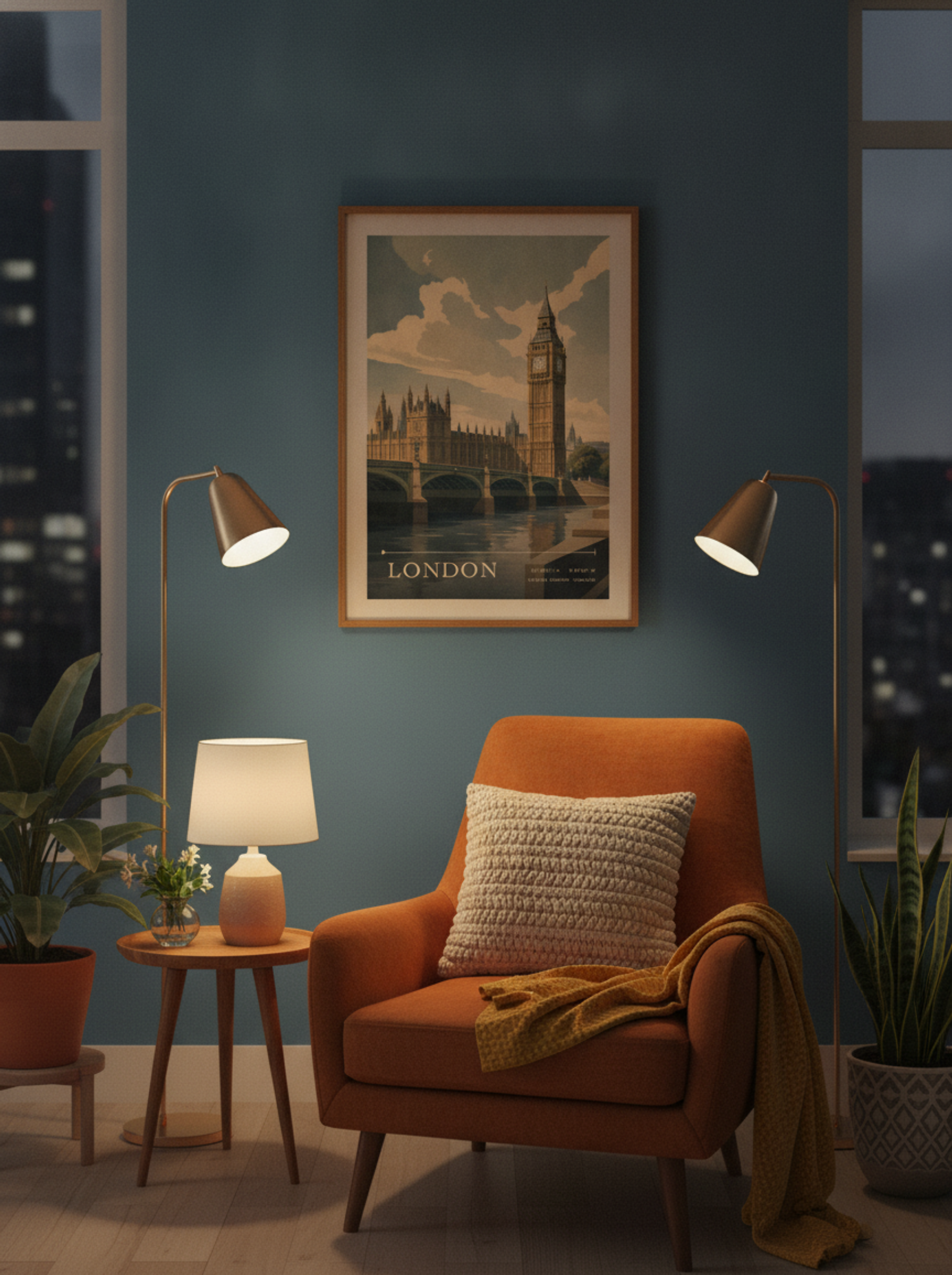 London Greater London England Travel Poster - Lifestyle