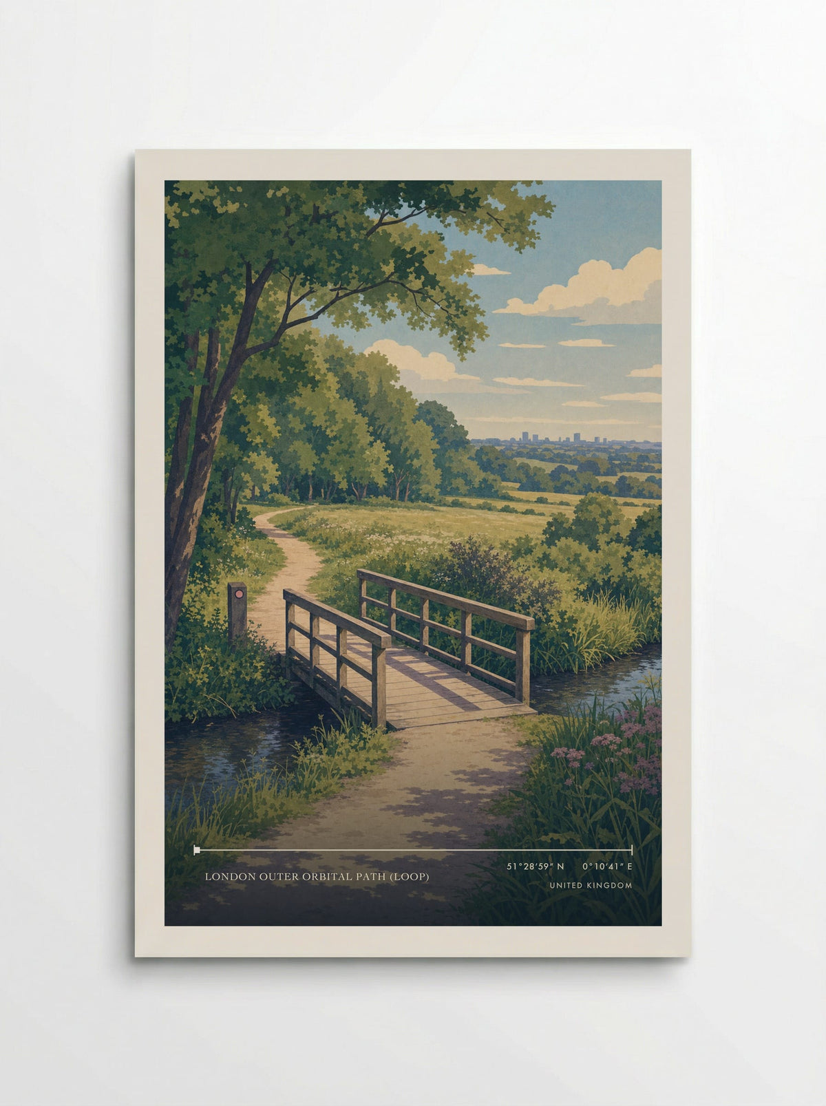 London Outer Orbital Path (LOOP) | Travel Poster - Poster
