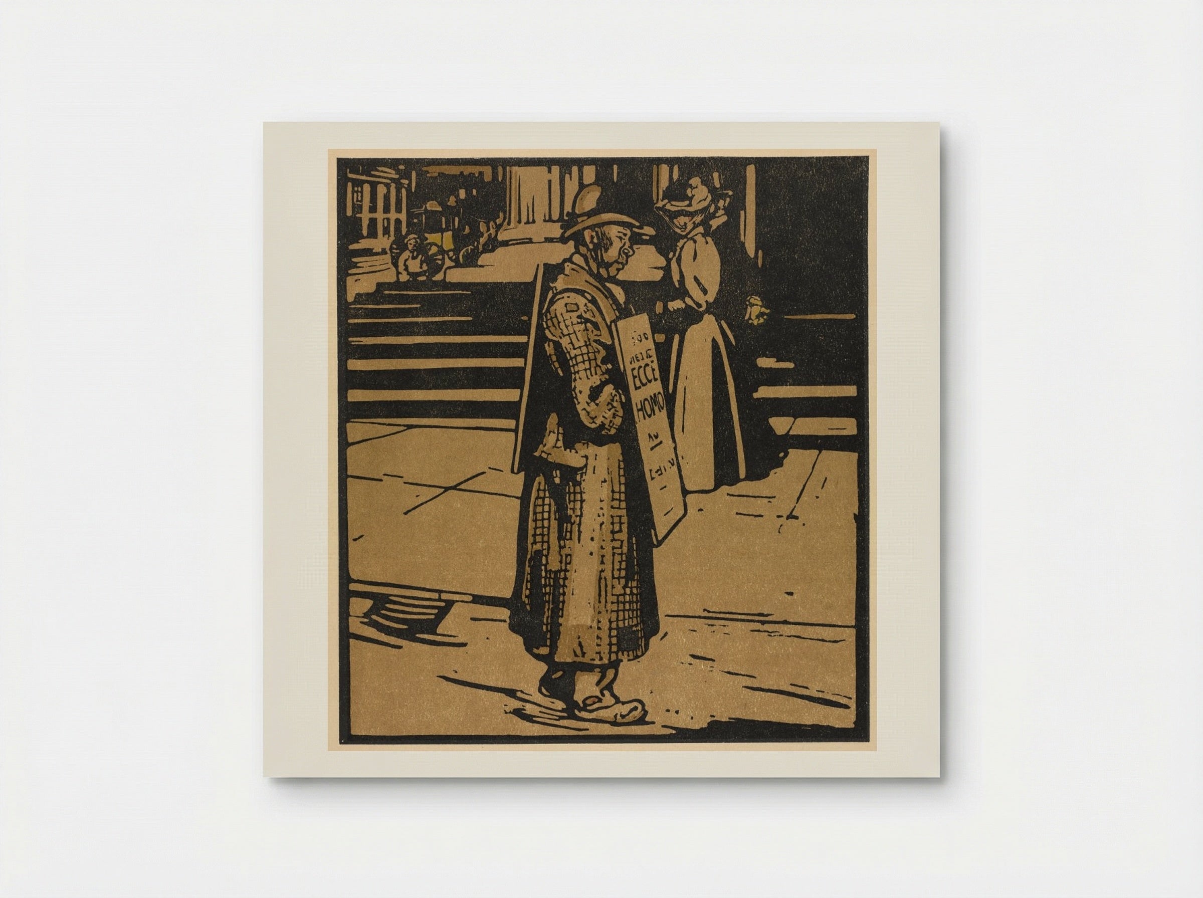 London Types: Sandwich Man - William Nicholson - Poster