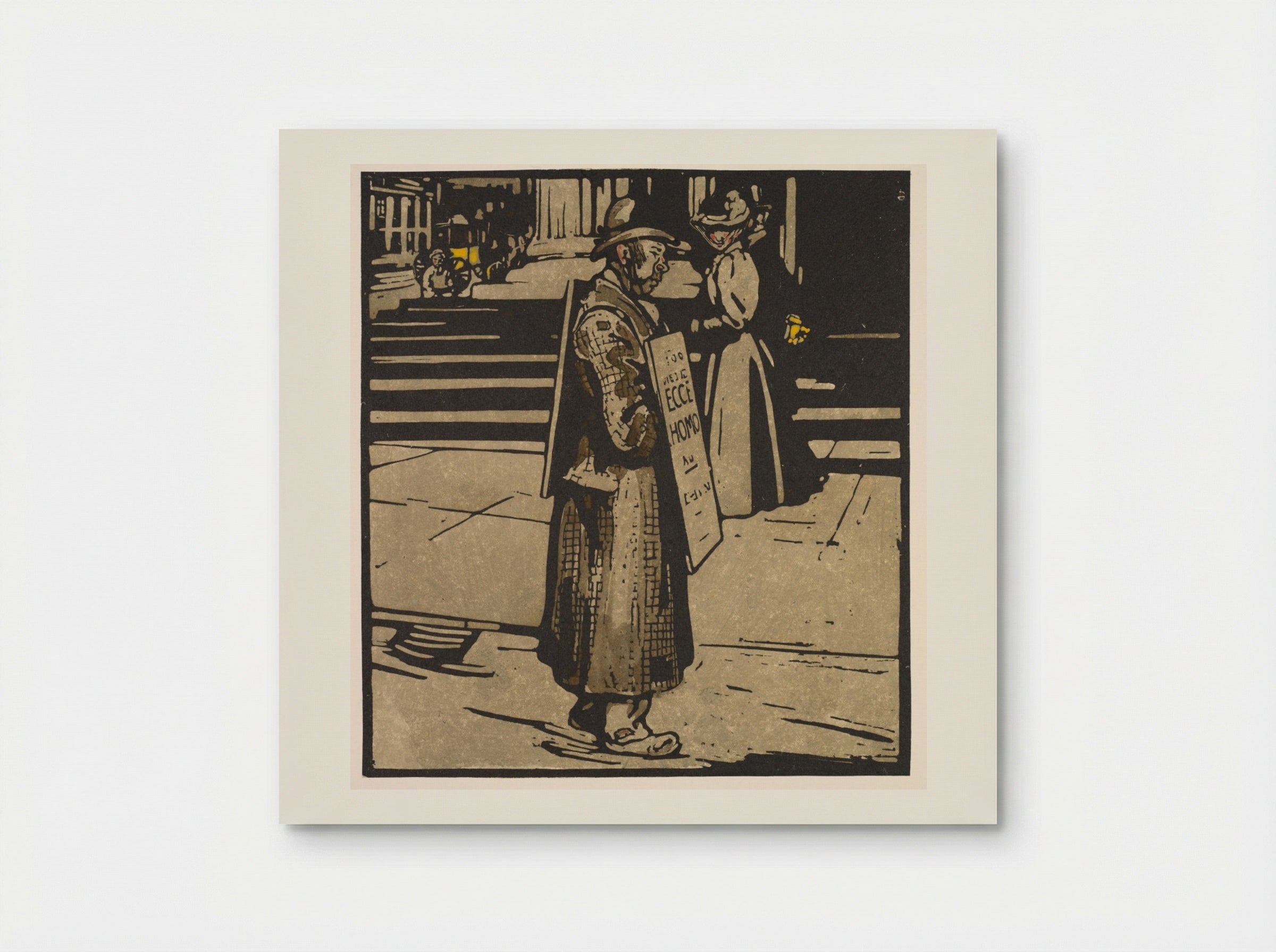 London Types: Sandwich-Man - William Nicholson - Poster