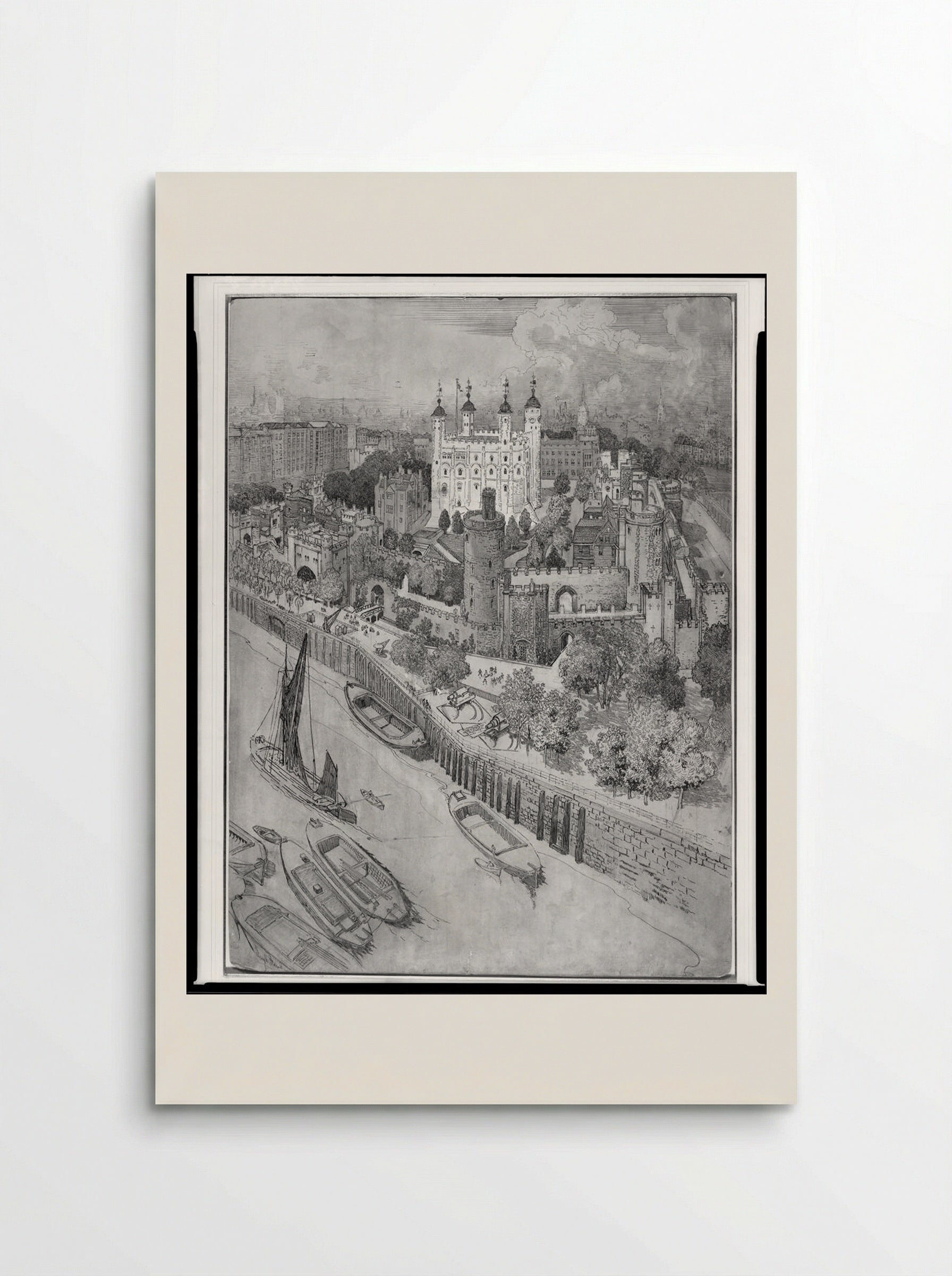 London from the River - Joseph Pennell - Poster