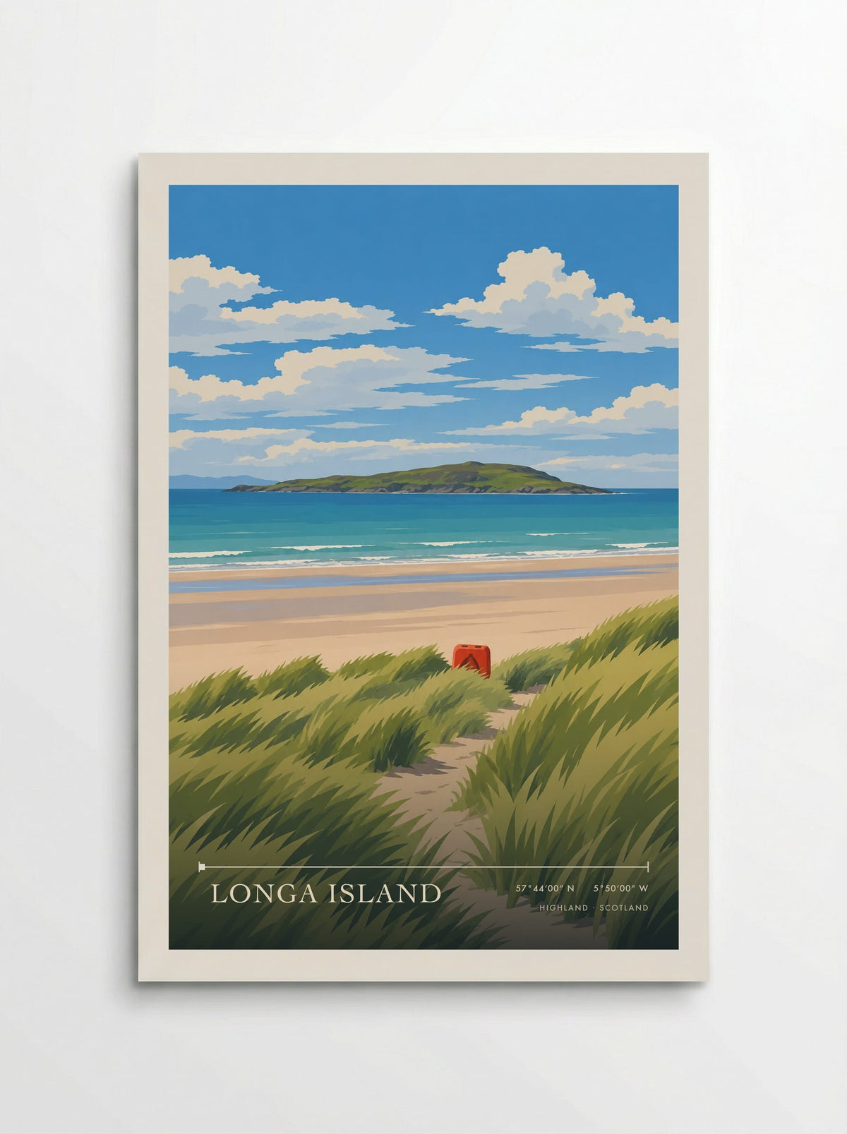 Longa Island, Highland | Travel Poster - Poster