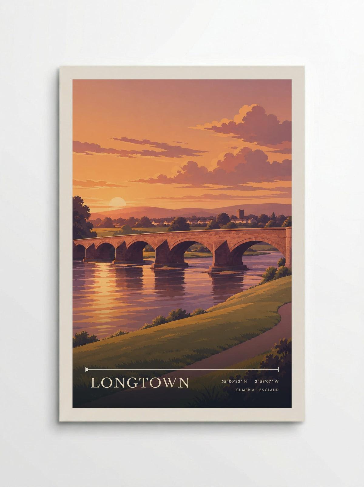 Longtown, Cumbria | Travel Poster - Poster