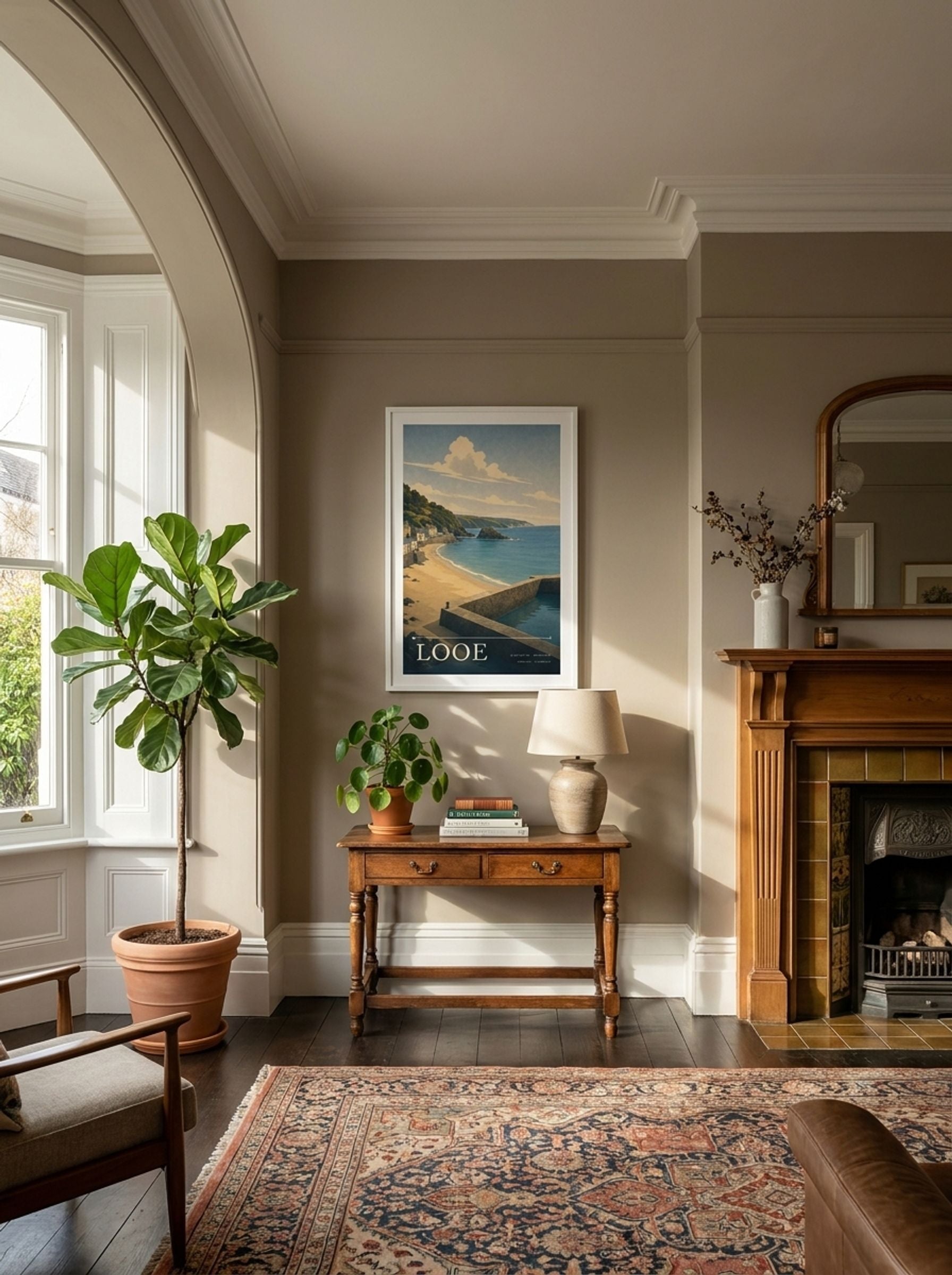 Looe Cornwall England Travel Poster - Lifestyle