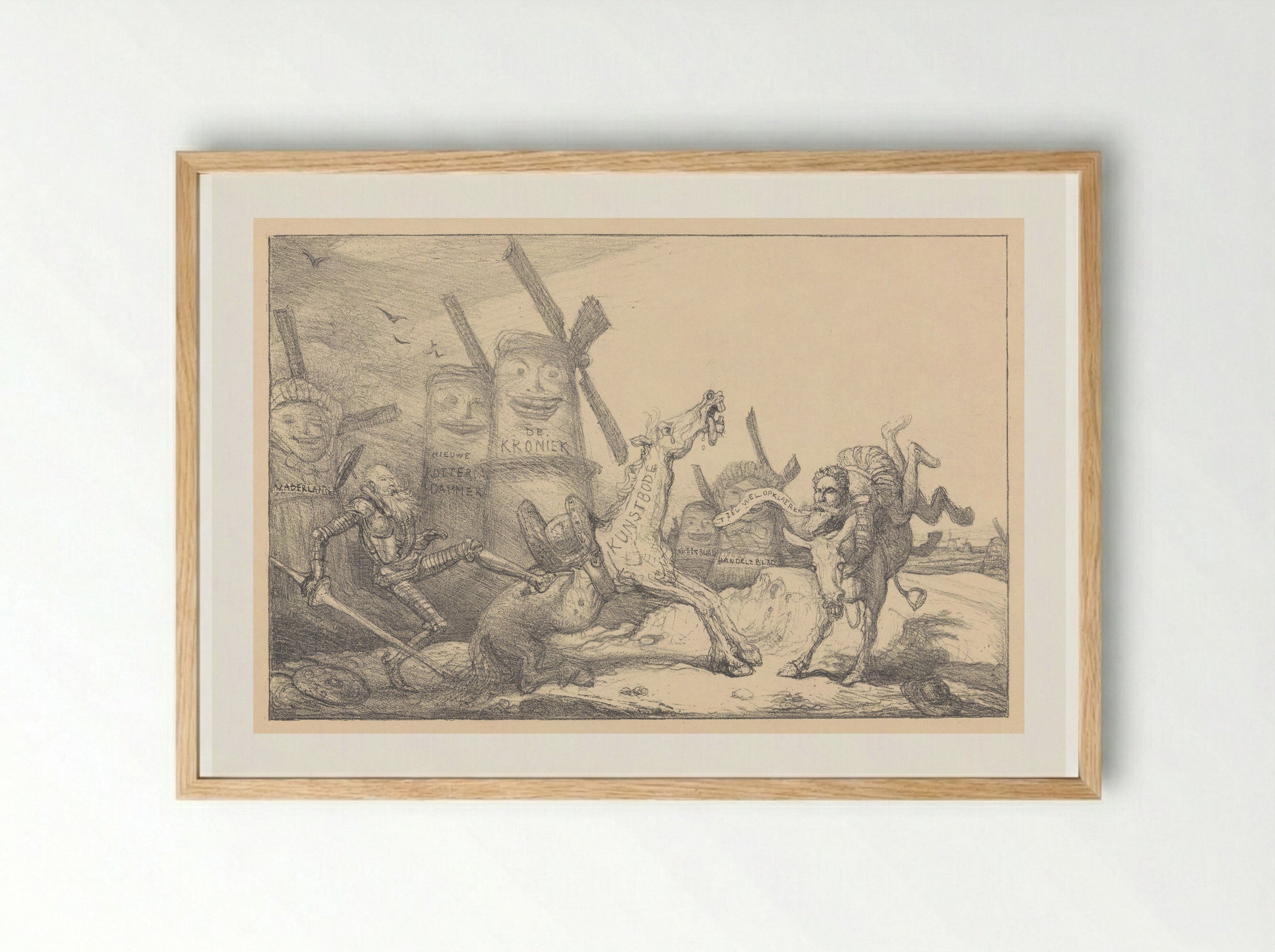 Loos alarm - Marius Bauer - Framed Print Wood