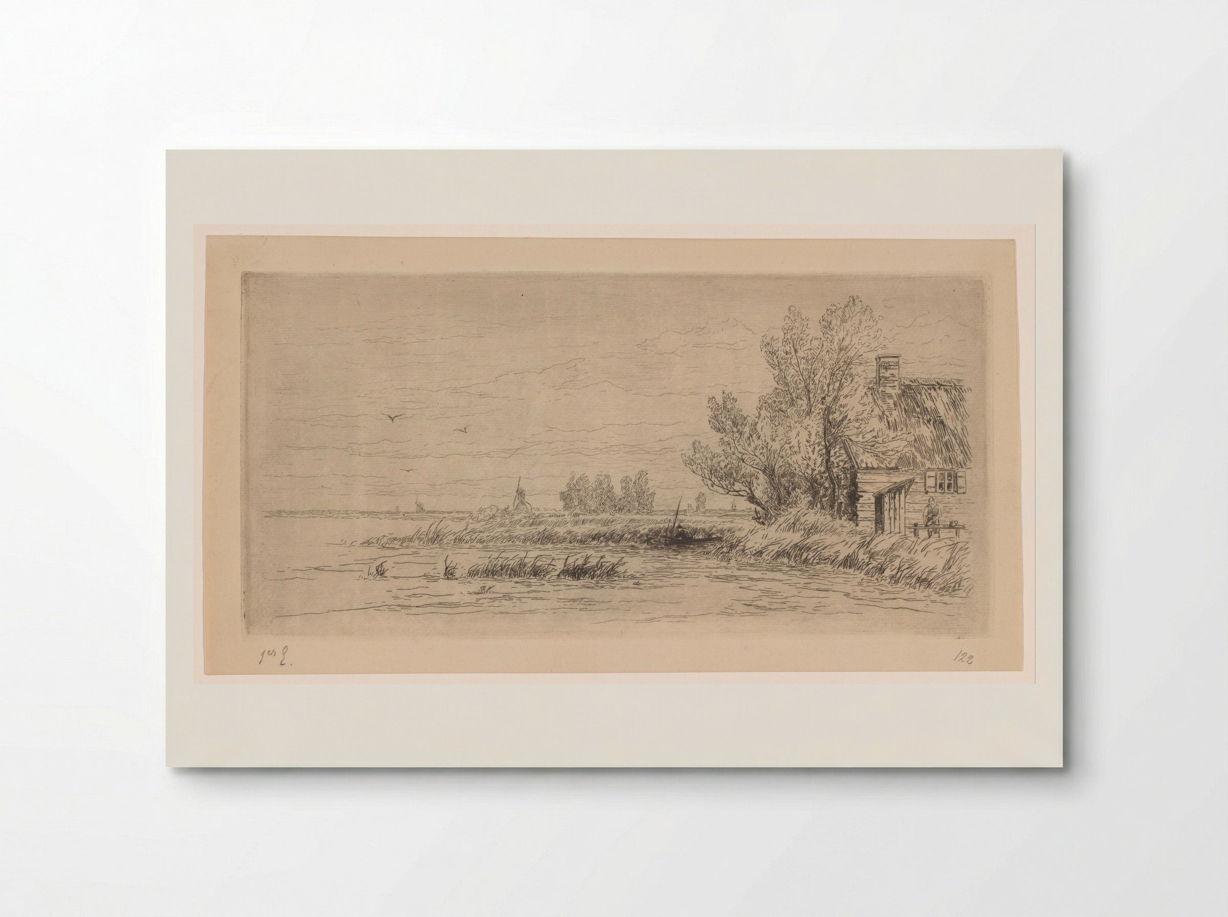 Loosdrechtse Plassen - Carel Nicolaas Storm van 's-Gravesande - Poster