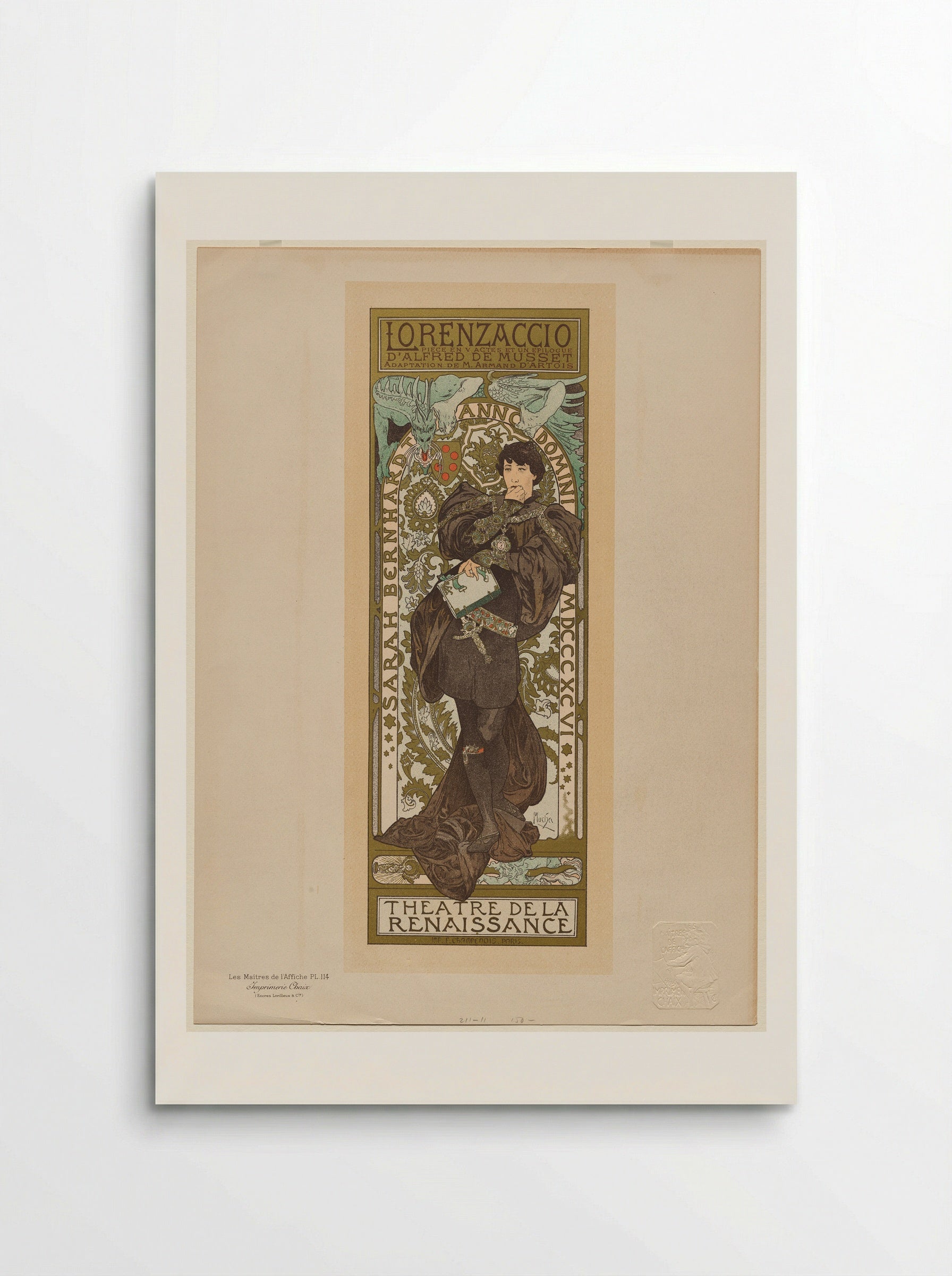 Lorenzaccio - Alphonse Mucha - Poster