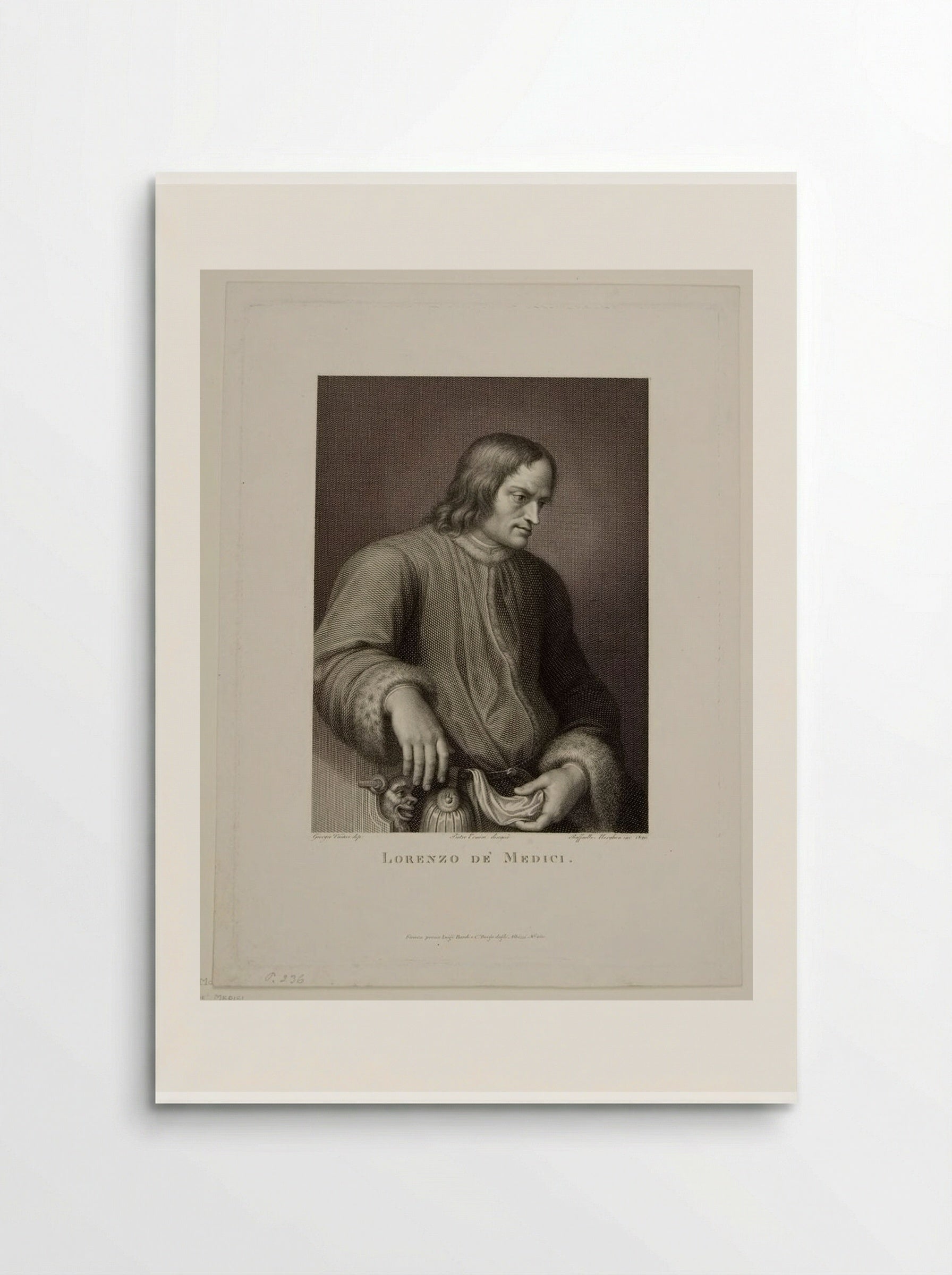 Lorenzo de' Medici - Raphael Morghen - Poster
