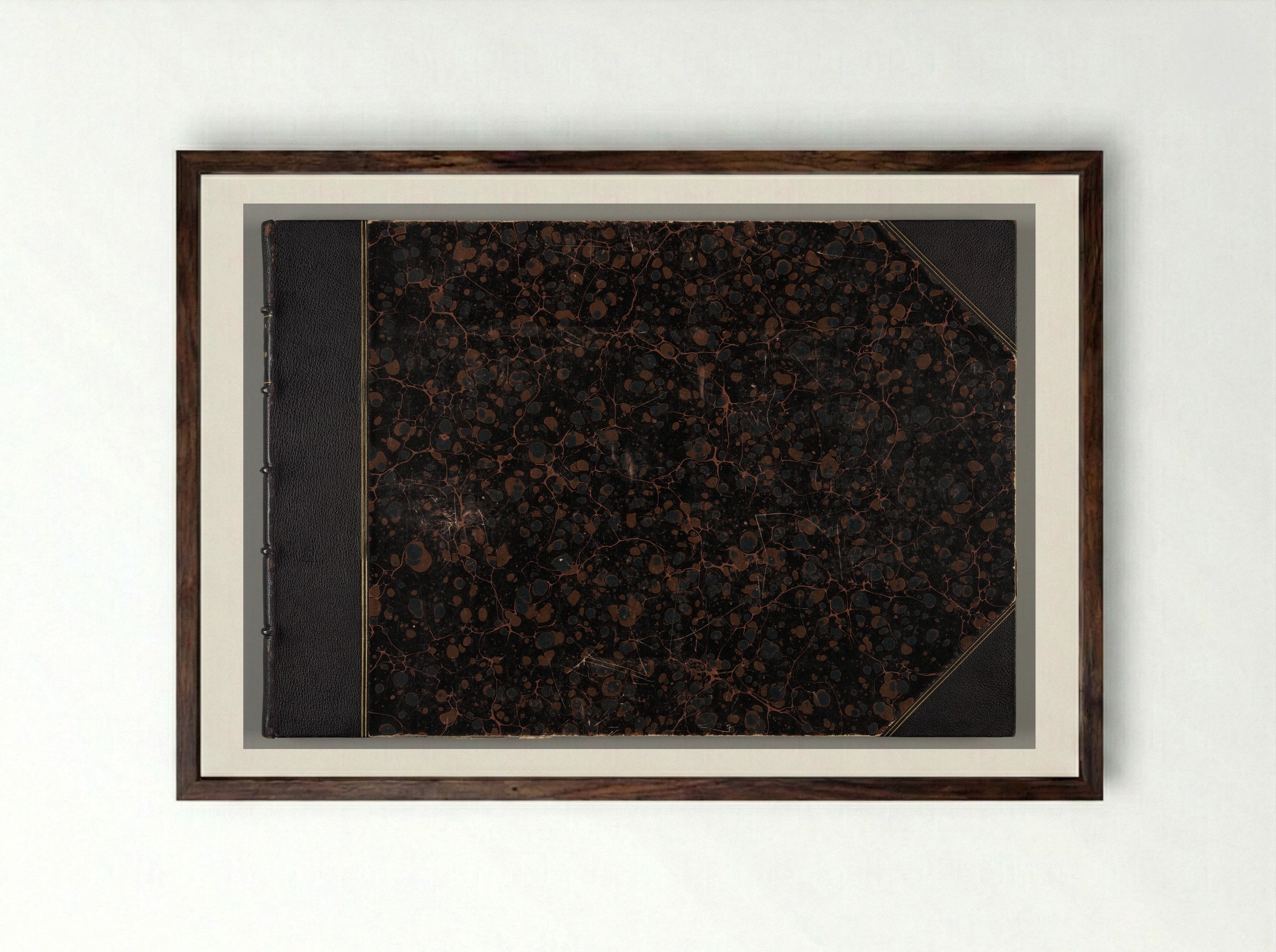 Los Proverbios (Album Cover) - Francisco José de Goya y Lucientes - Framed Print Dark Wood