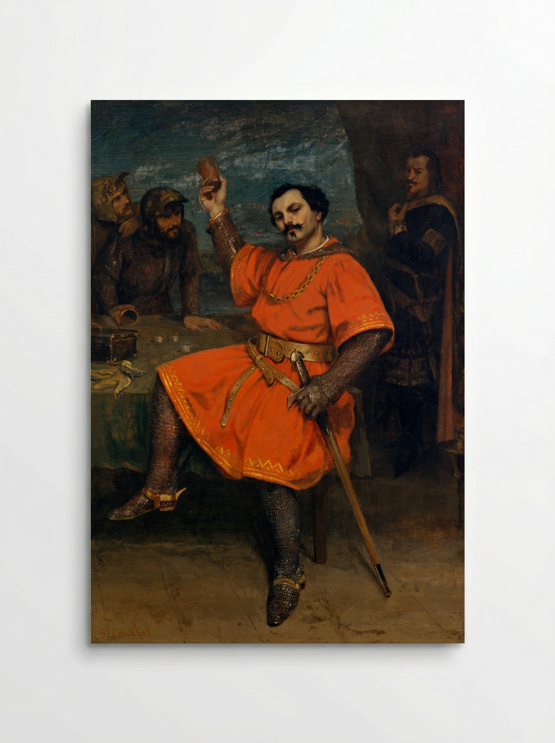 Louis Gueymard as Robert le Diable - Gustave Courbet - Poster