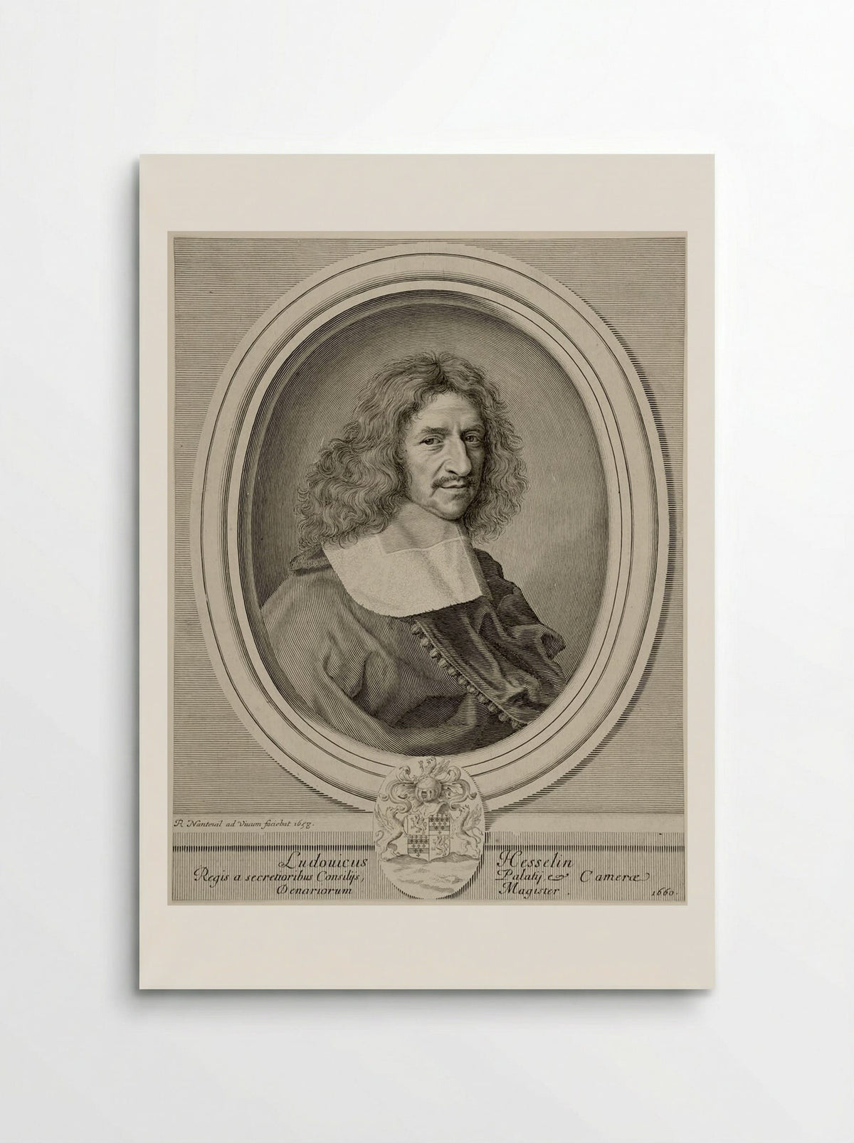 Louis Hesselin - Robert Nanteuil - Poster