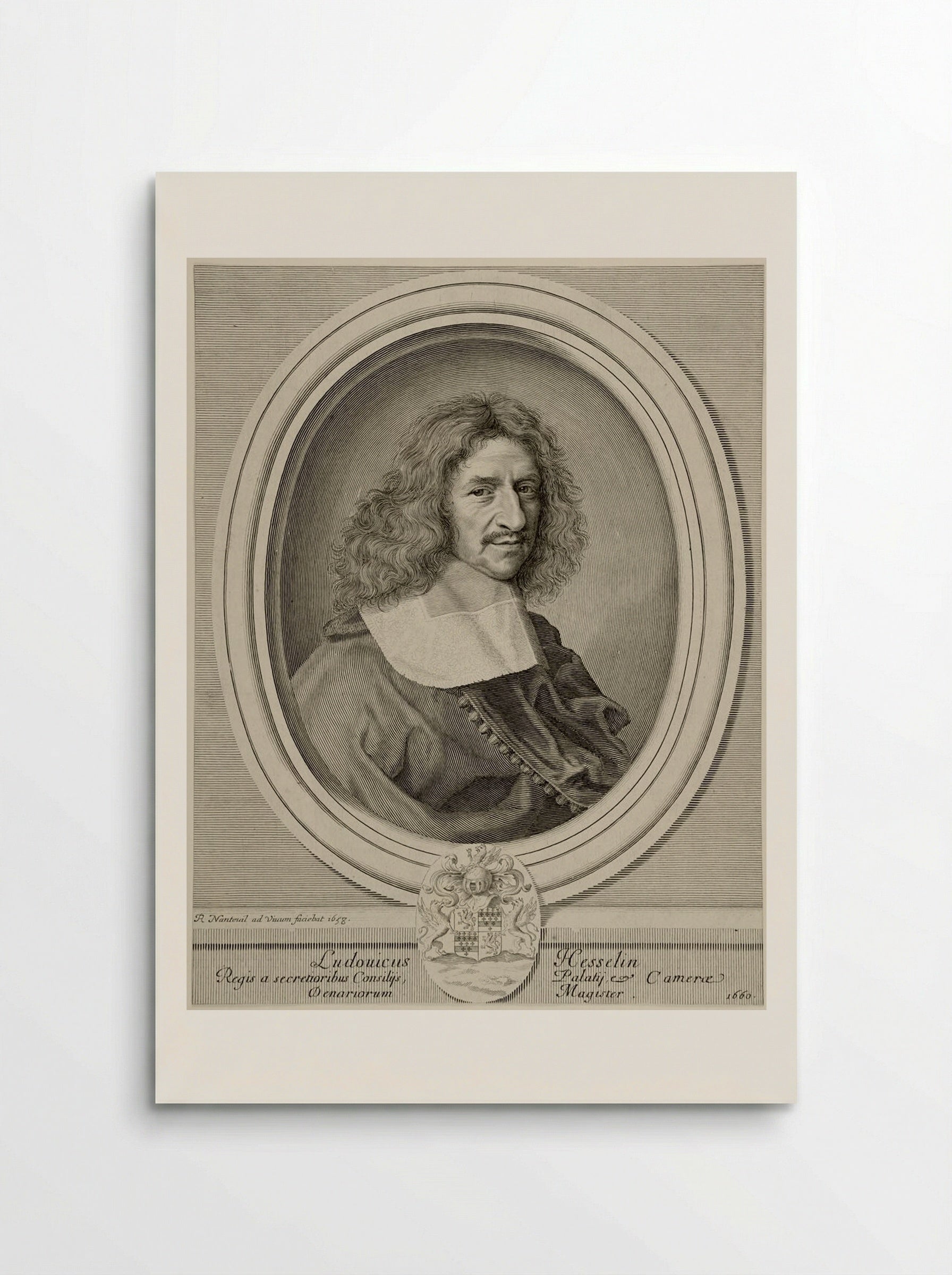Louis Hesselin - Robert Nanteuil - Poster
