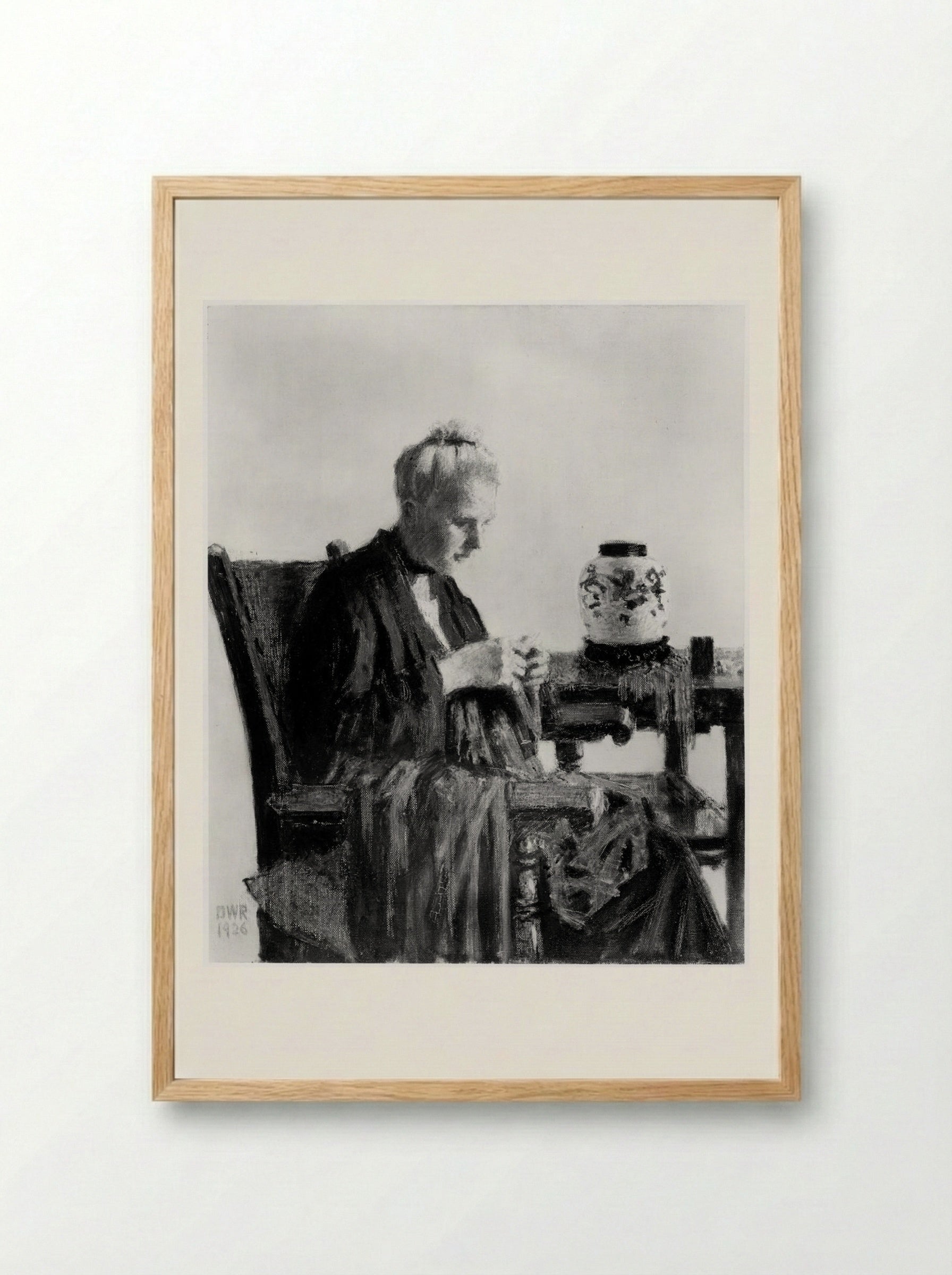 Louise Nathurst - Denman Waldo Ross - Framed Print Wood