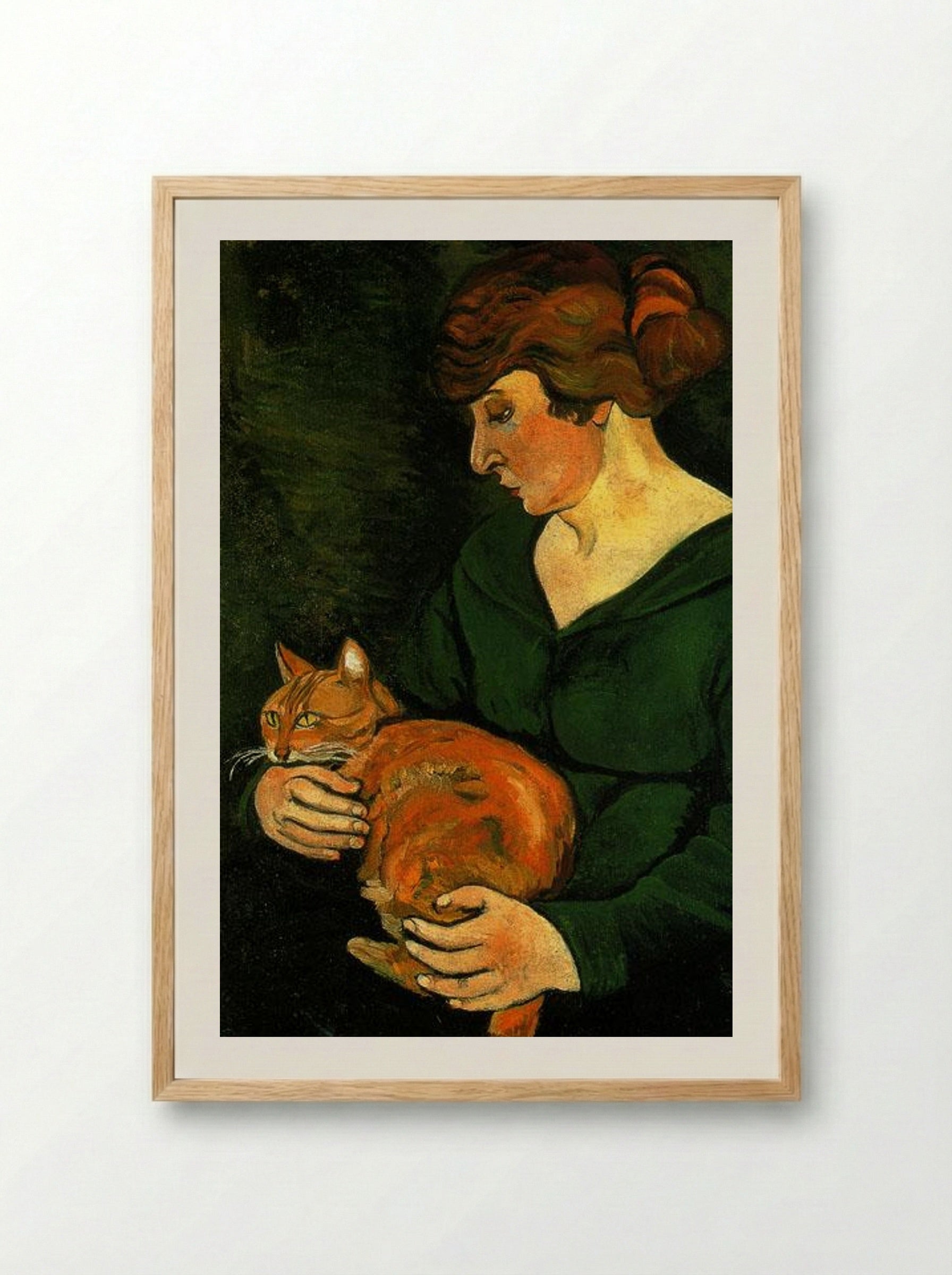 Louison and Raminou - Suzanne Valadon - Framed Print Wood
