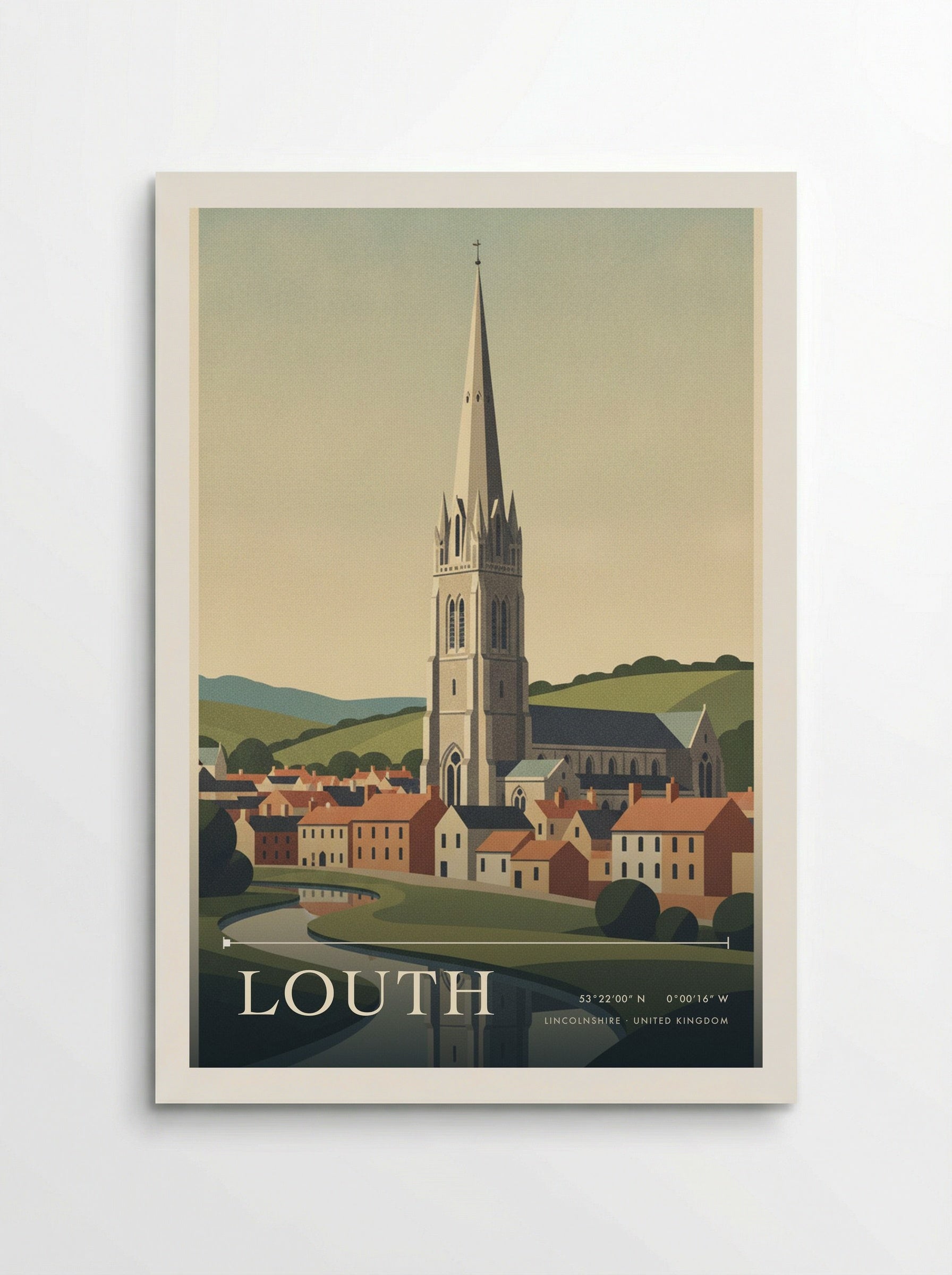 Louth Lincolnshire United Kingdom Travel Poster - Poster
