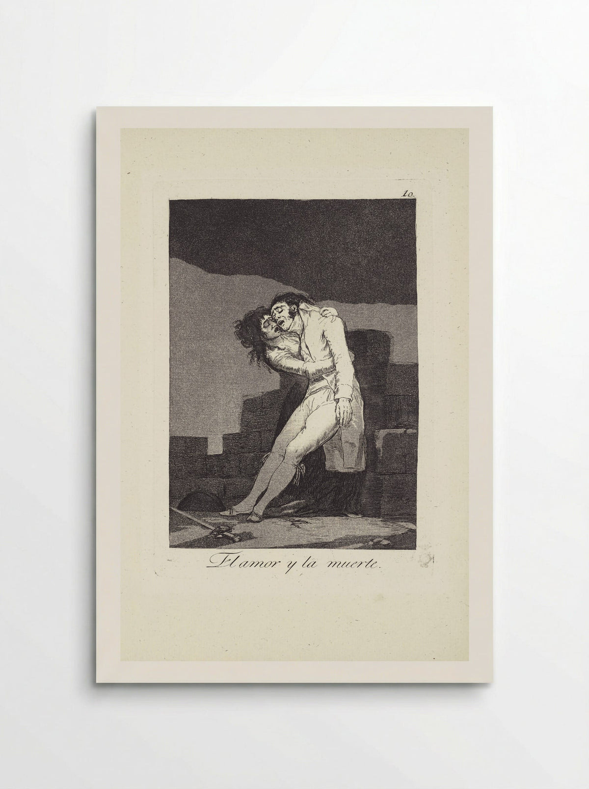 Love and Death - Francisco José de Goya y Lucientes - Poster