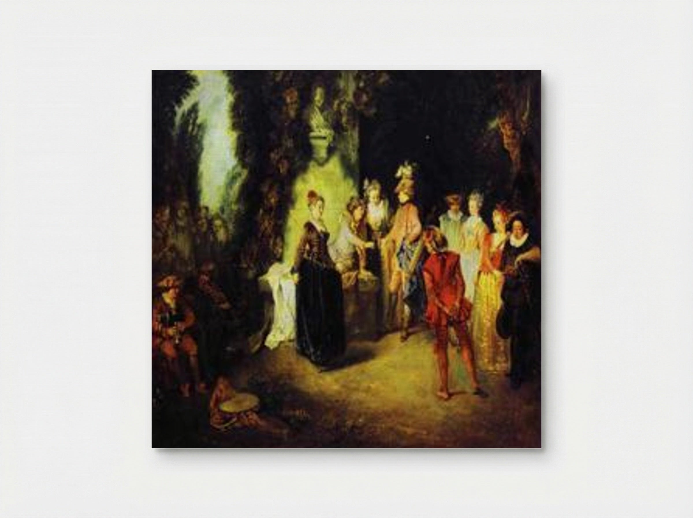Love in the French Theatre - Antoine Watteau - Poster