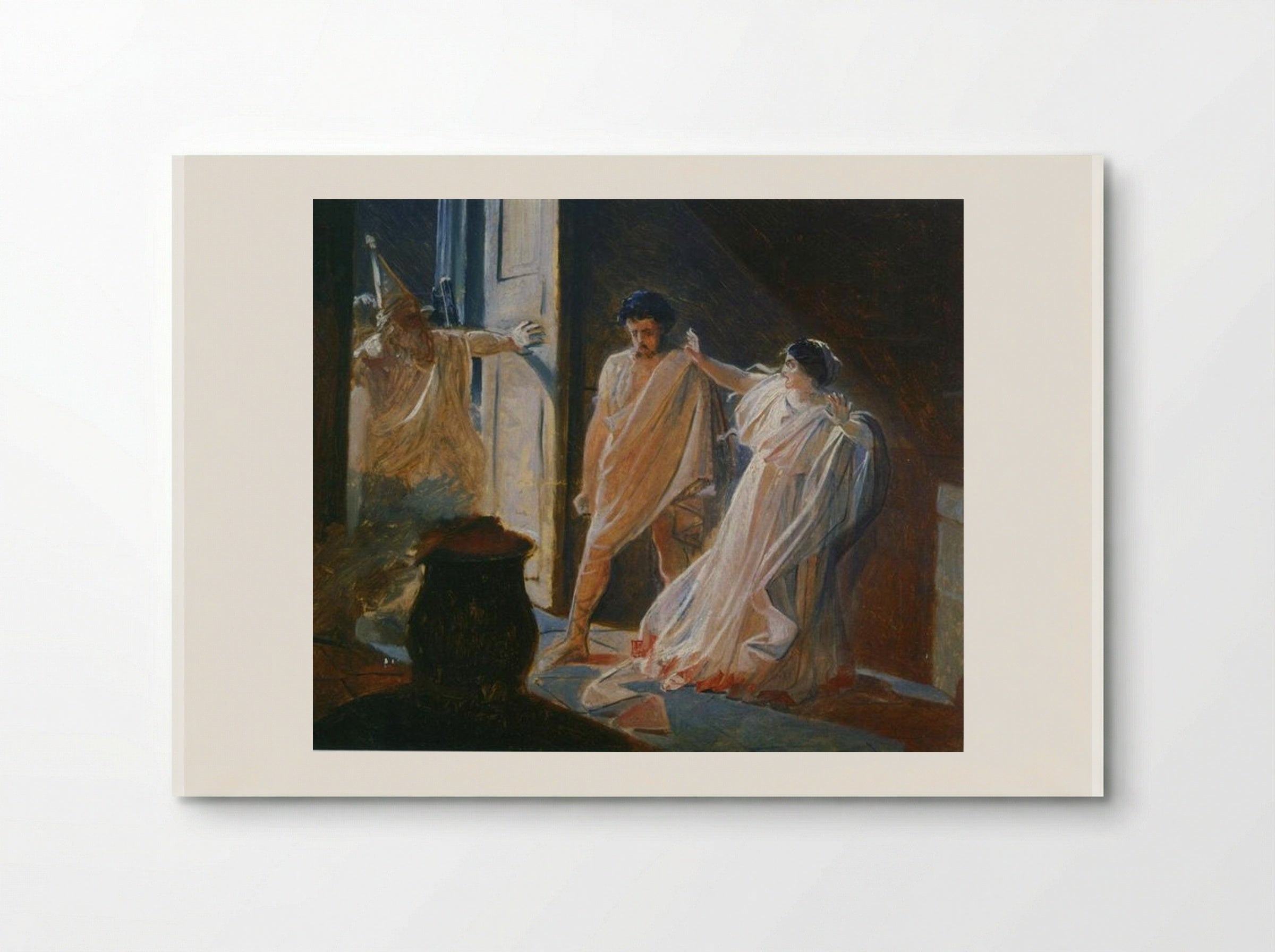Love of a Vestal - Nikolai Ge - Poster