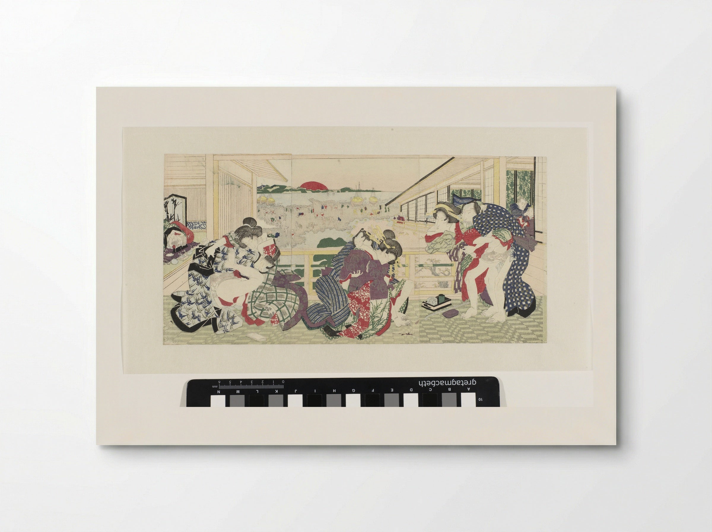 Lovers on a Veranda - Utagawa Kunisada (I) - Poster