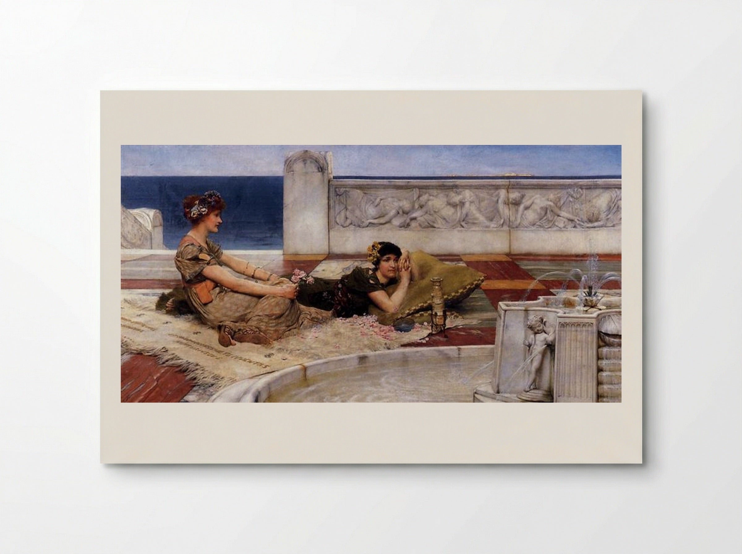 Loves Votaries - Sir Lawrence Alma-Tadema - Poster