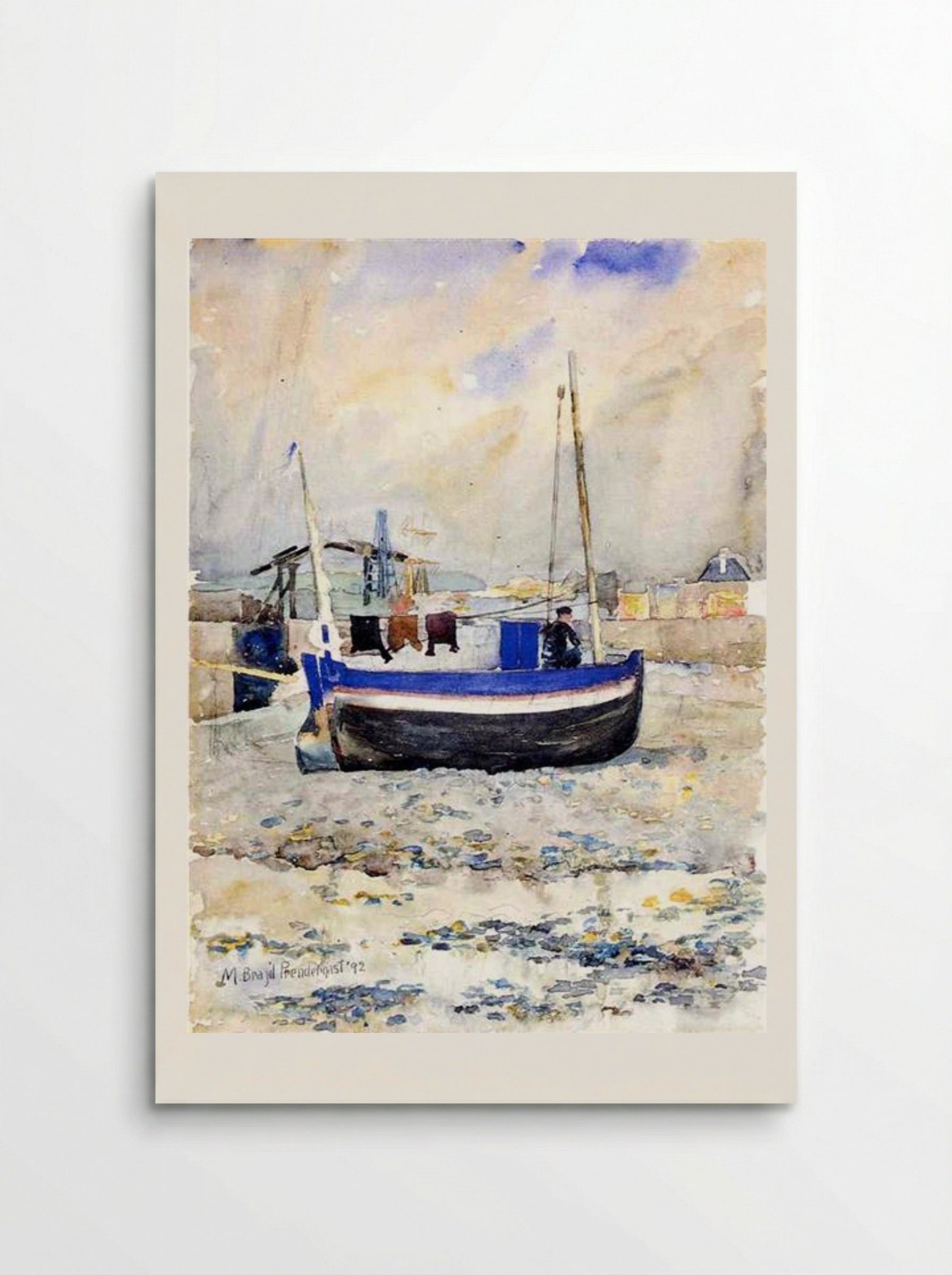 Low Tide, Afternoon, Treport - Maurice Prendergast - Poster