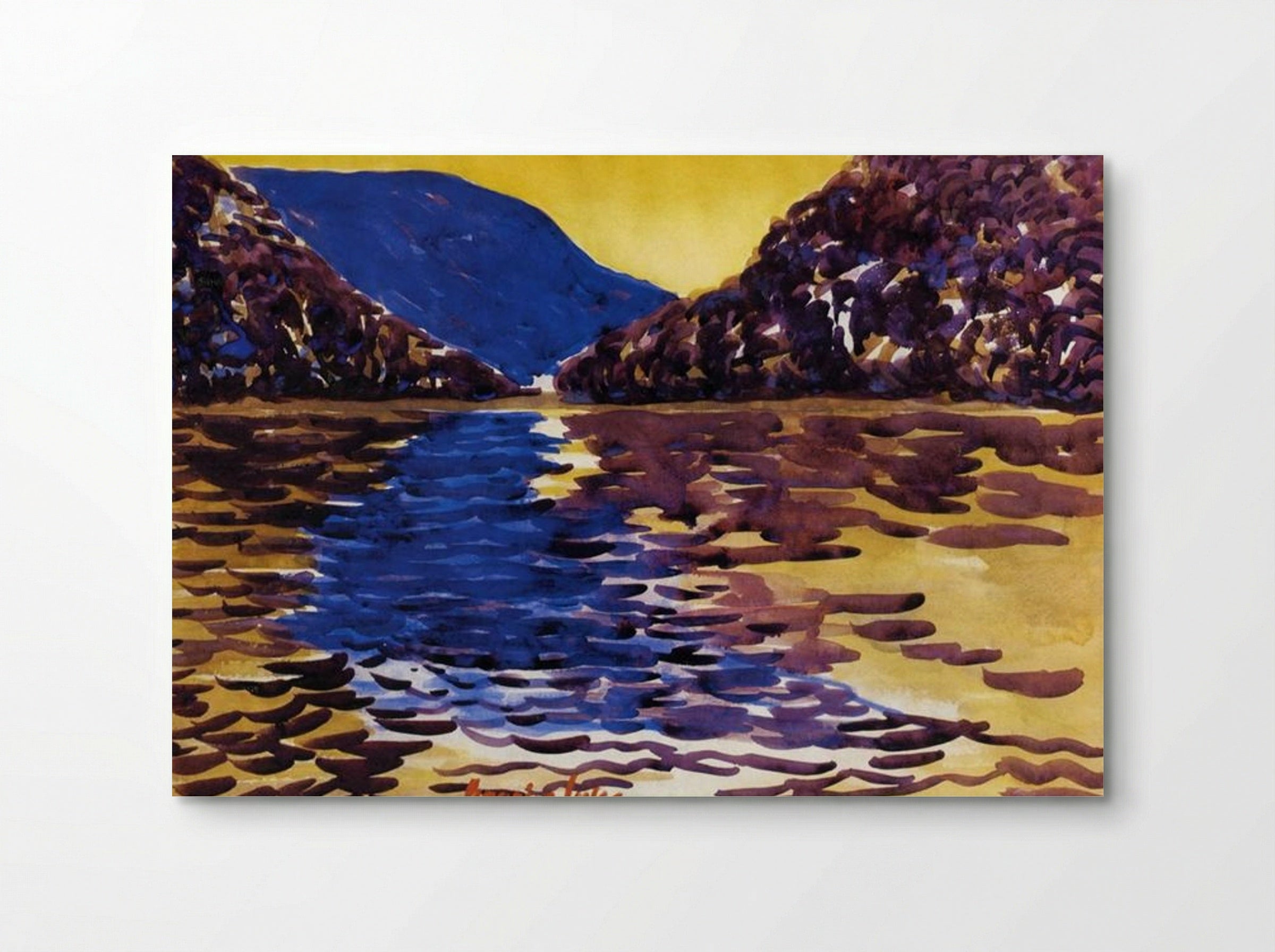 Lower Ausable Lake, Adirondacks - George Luks - Poster