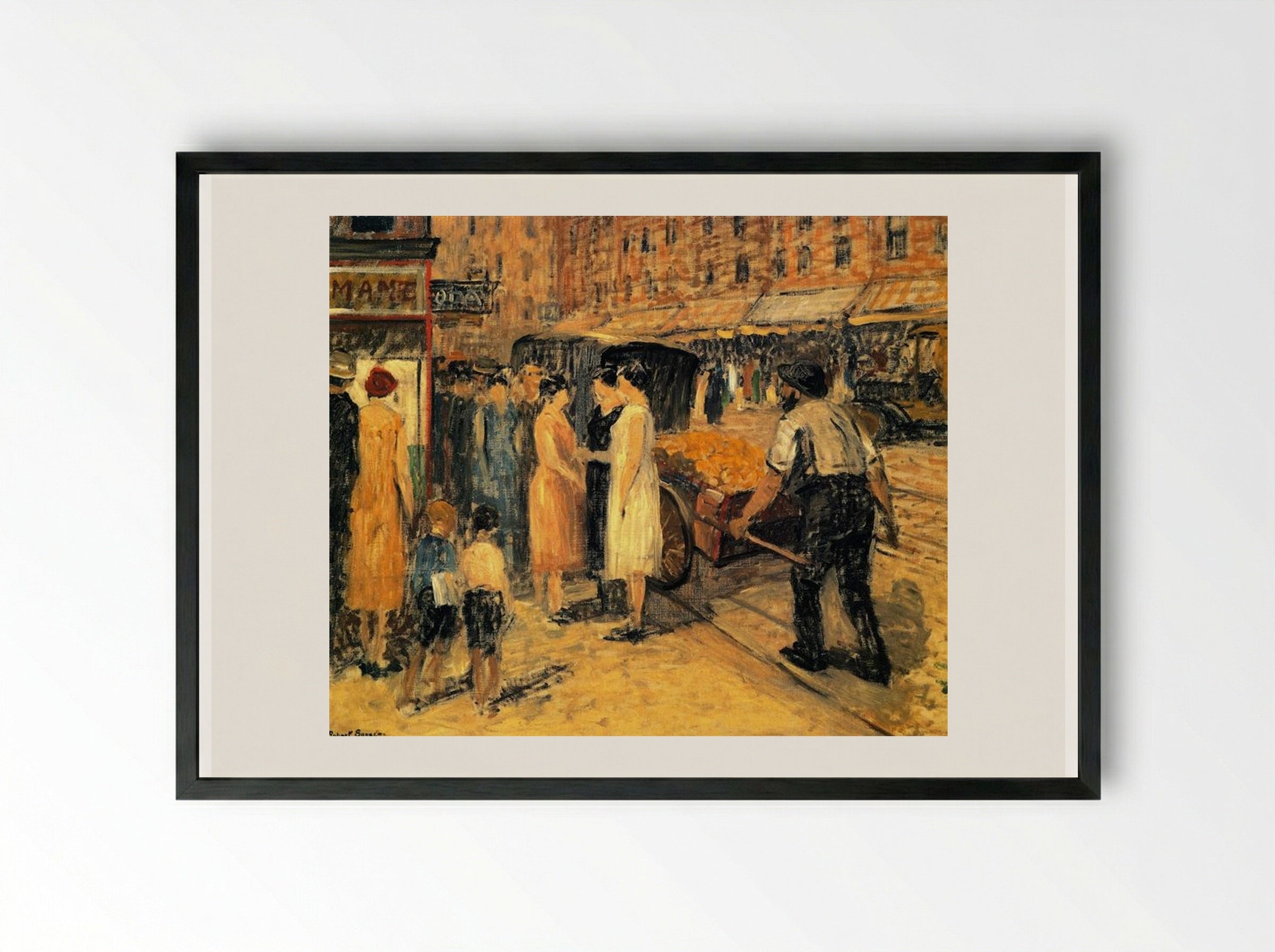 Lower East Side - Robert Spencer - Framed Print Black