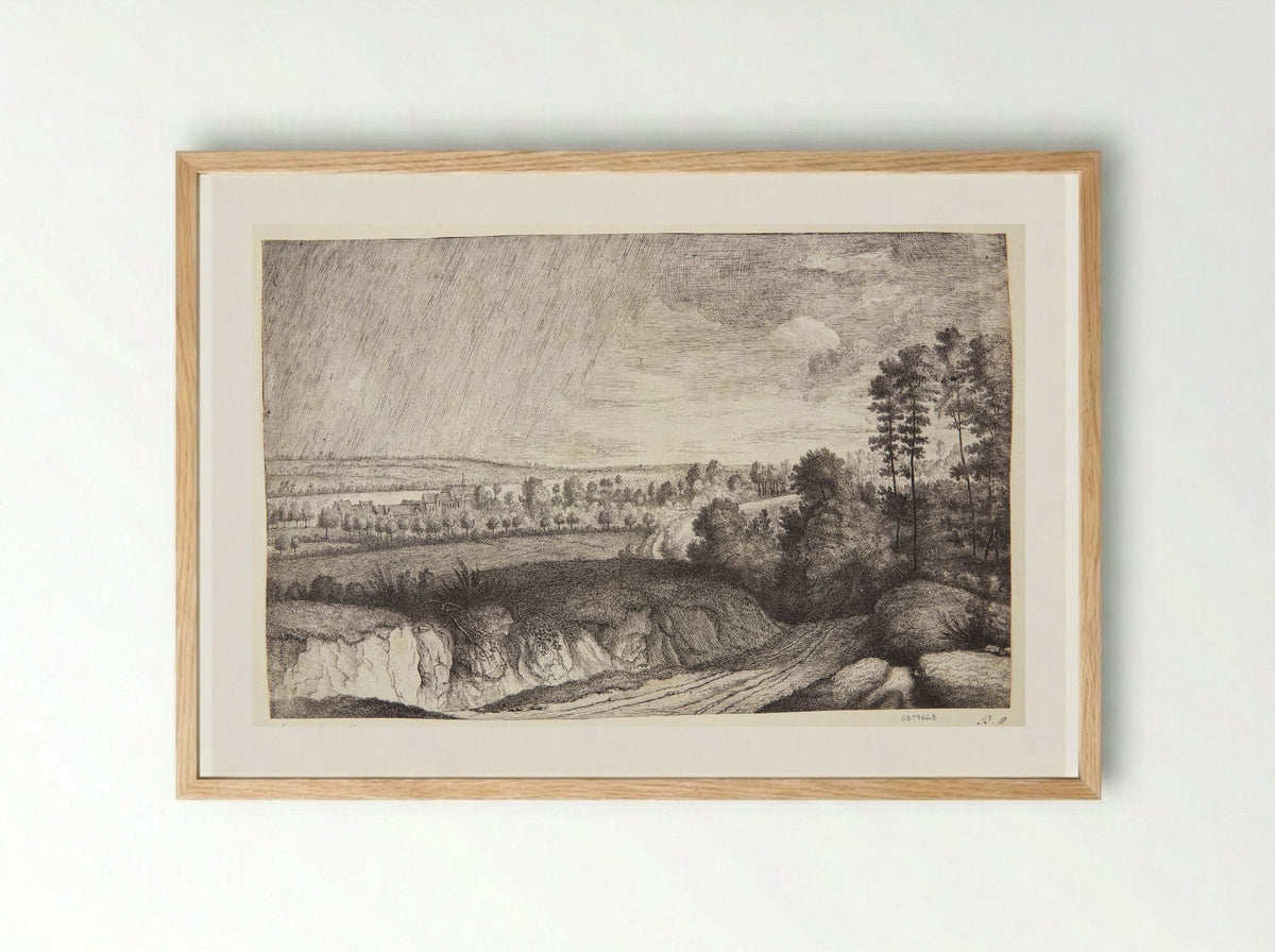 Lucas van Uden - Lucas Vorsterman I - Framed Print Wood