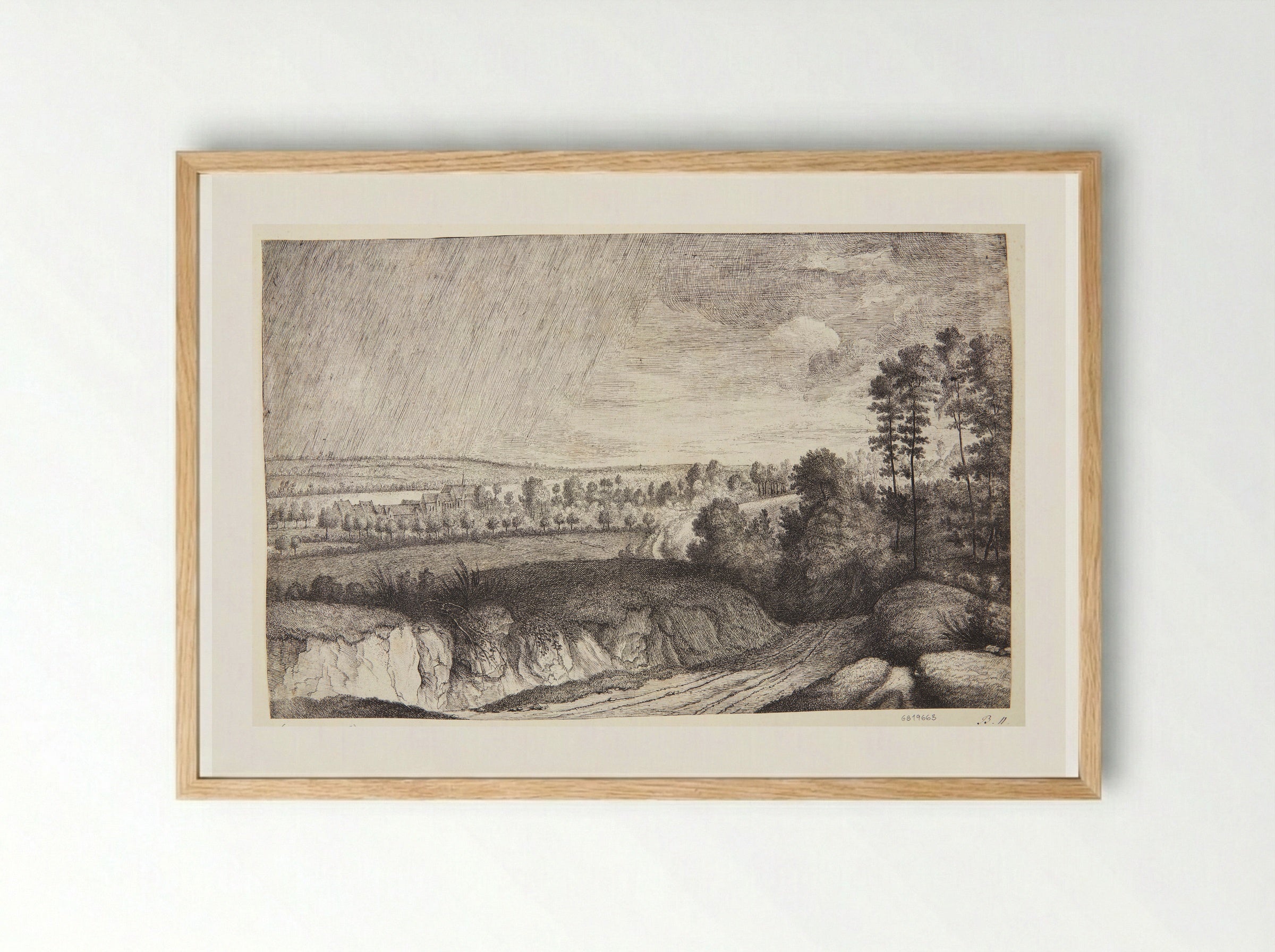 Lucas van Uden - Lucas Vorsterman I - Framed Print Wood