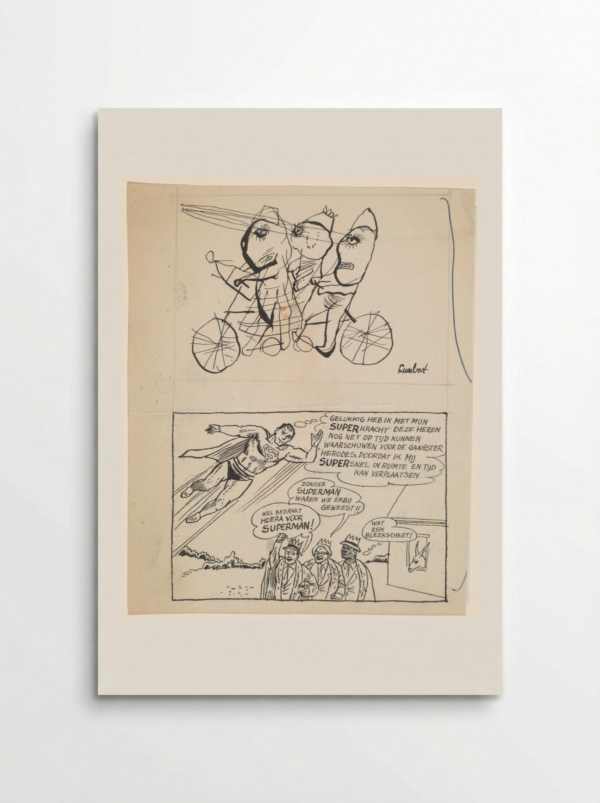 Lucebert-pastiche - Peter Vos - Poster