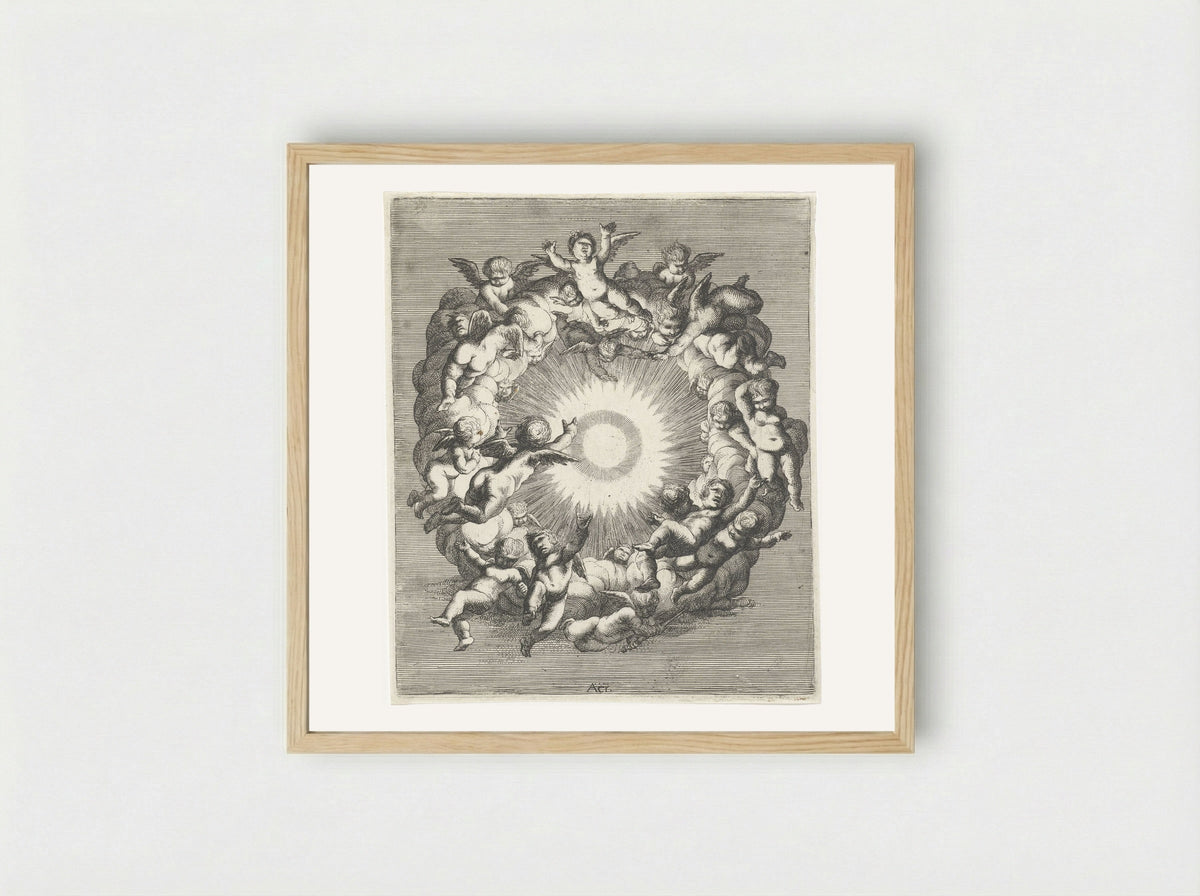Lucht (Air) - Cornelis A. Hellemans - Framed Print Wood