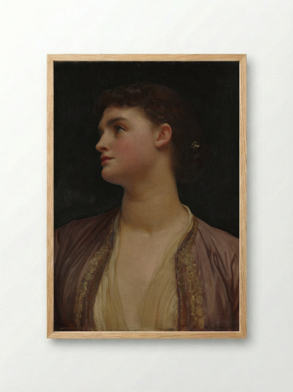 Lucia - Frederic, Lord Leighton - Framed Print Wood