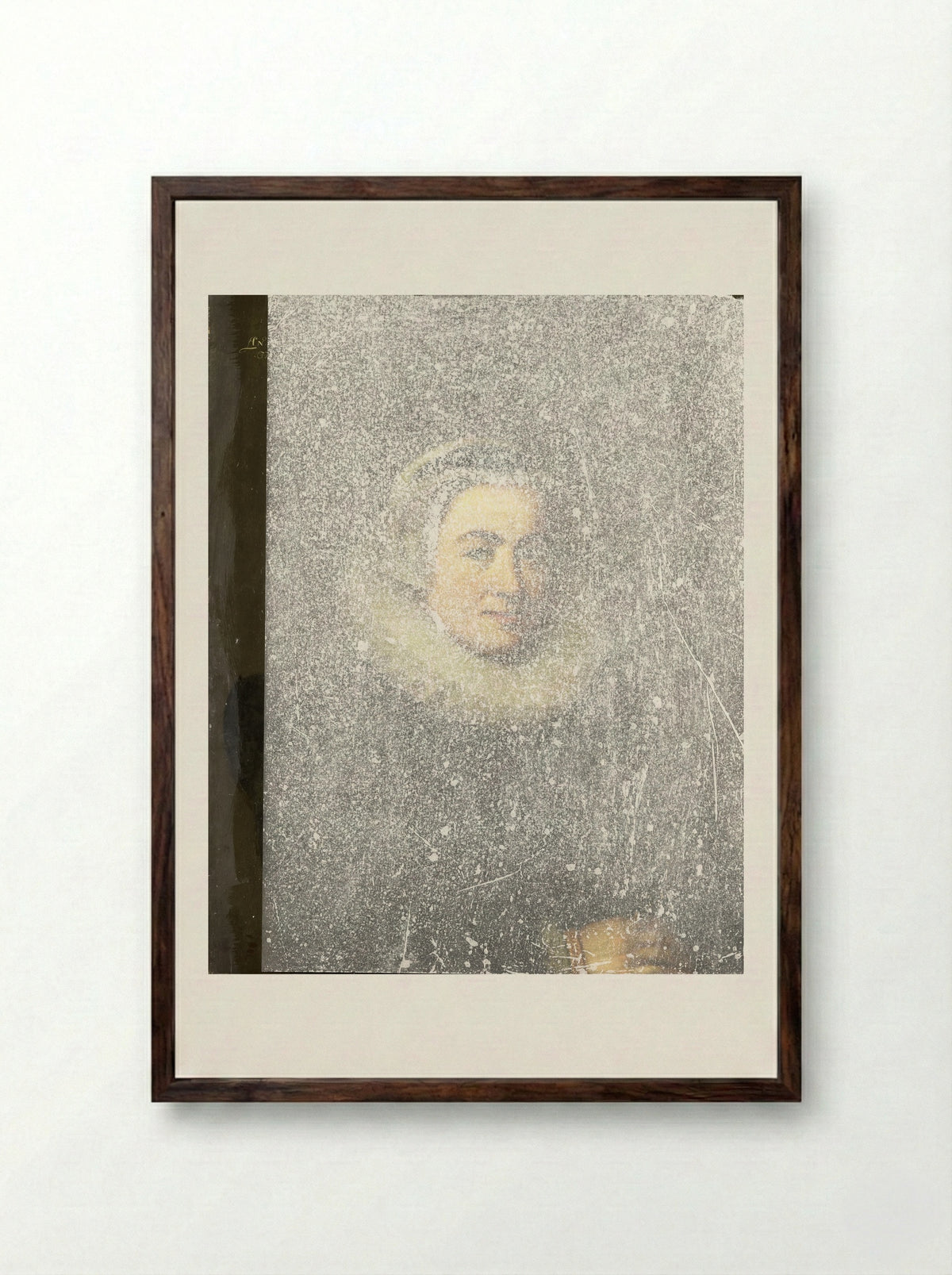 Lucretia Pellicorne - Gortzius Geldorp - Framed Print Dark Wood