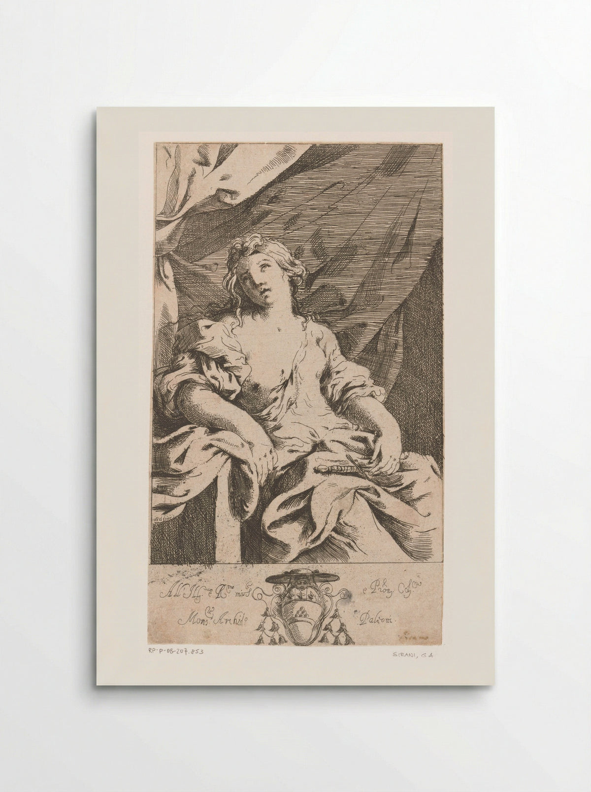 Lucretia - Giovanni Andrea Sirani - Poster