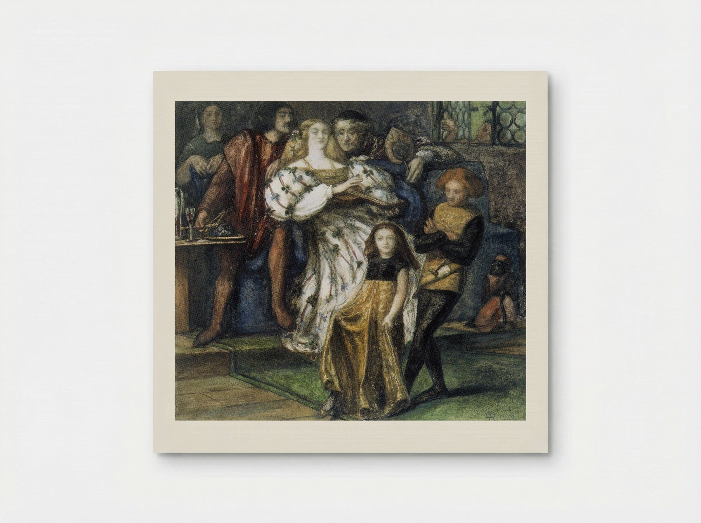 Lucrezia Borgia - Dante Gabriel Rossetti - Poster