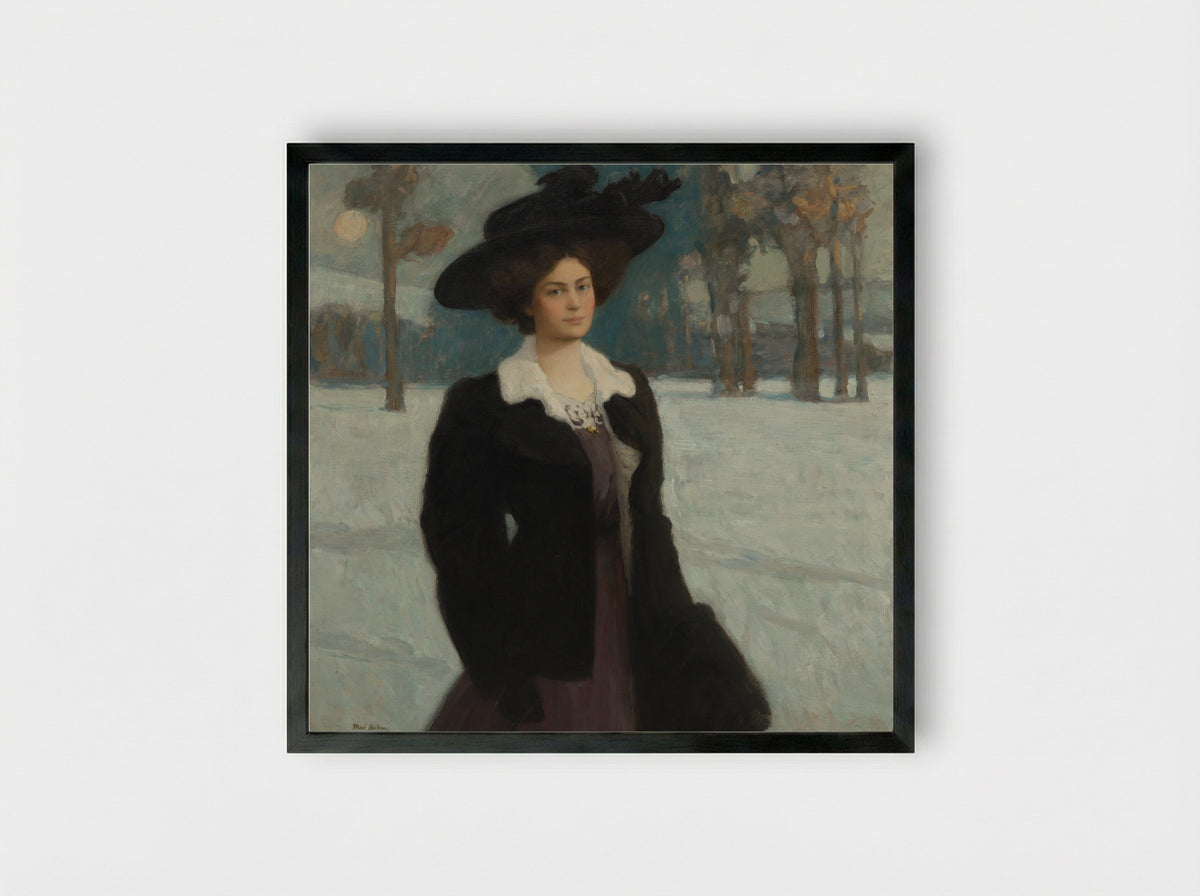 Lucy - Max Bohm - Framed Print Black