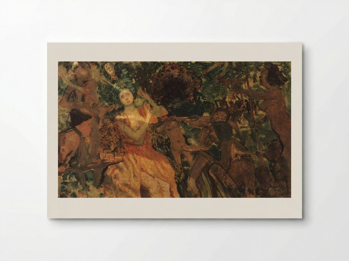 Ludmila in the Chernomor's Garden - Konstantin Somov - Poster