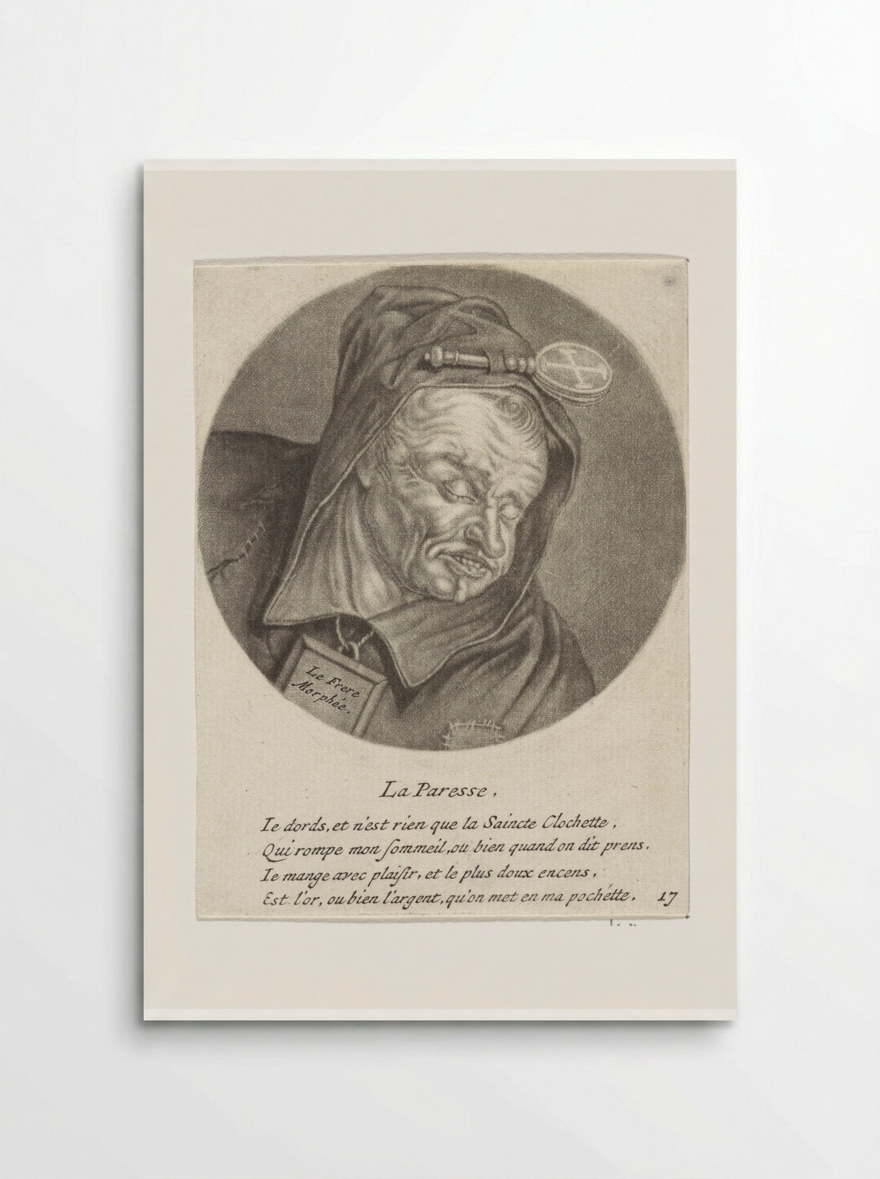 Luiheid (Sloth) - Jacob Gole - Poster