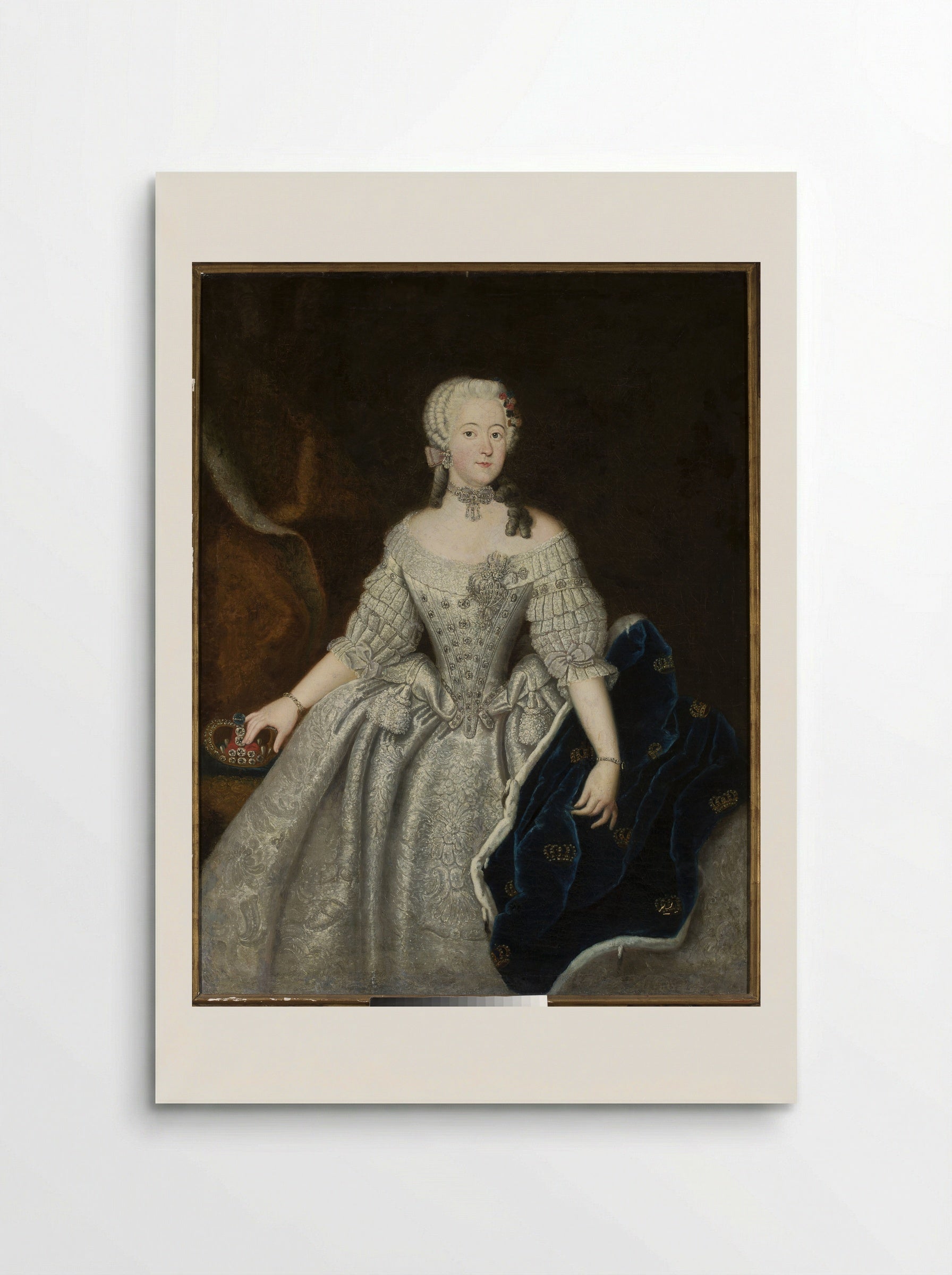 Luise Ulrike of Prussia - Antoine Pesne - Poster