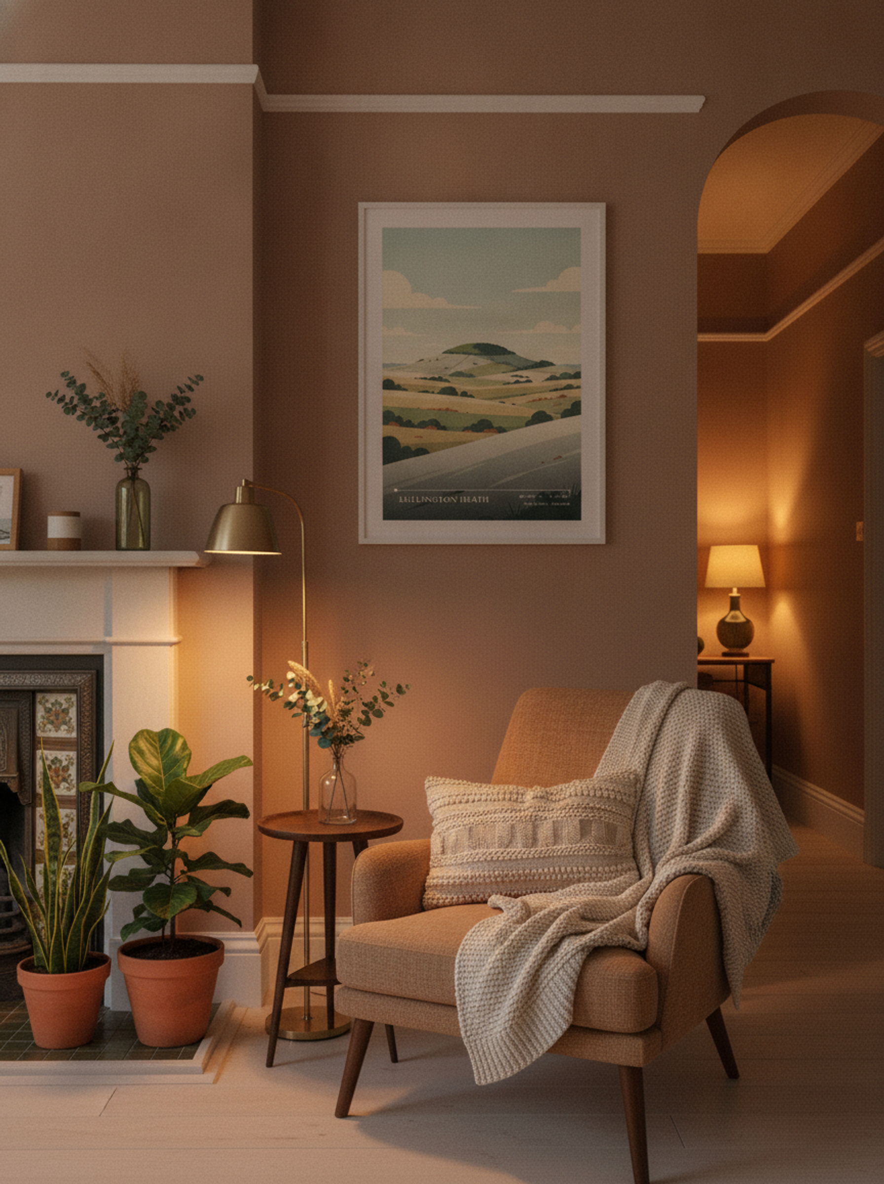 Lullington Heath West Sussex England Travel Poster - Lifestyle