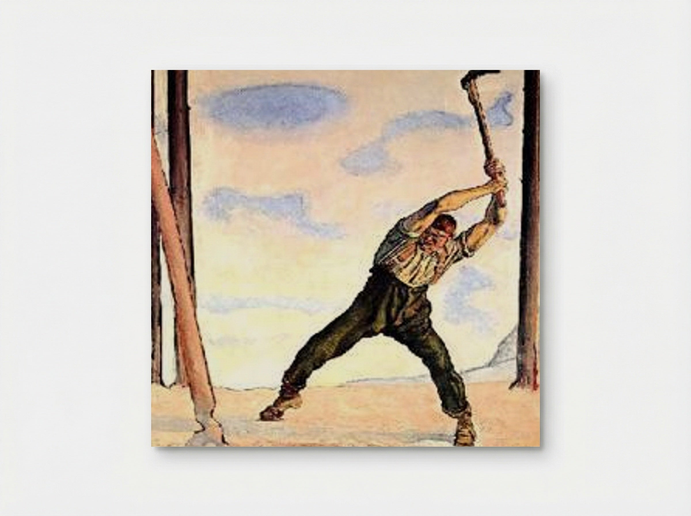 Lumberjack - Ferdinand Hodler - Poster