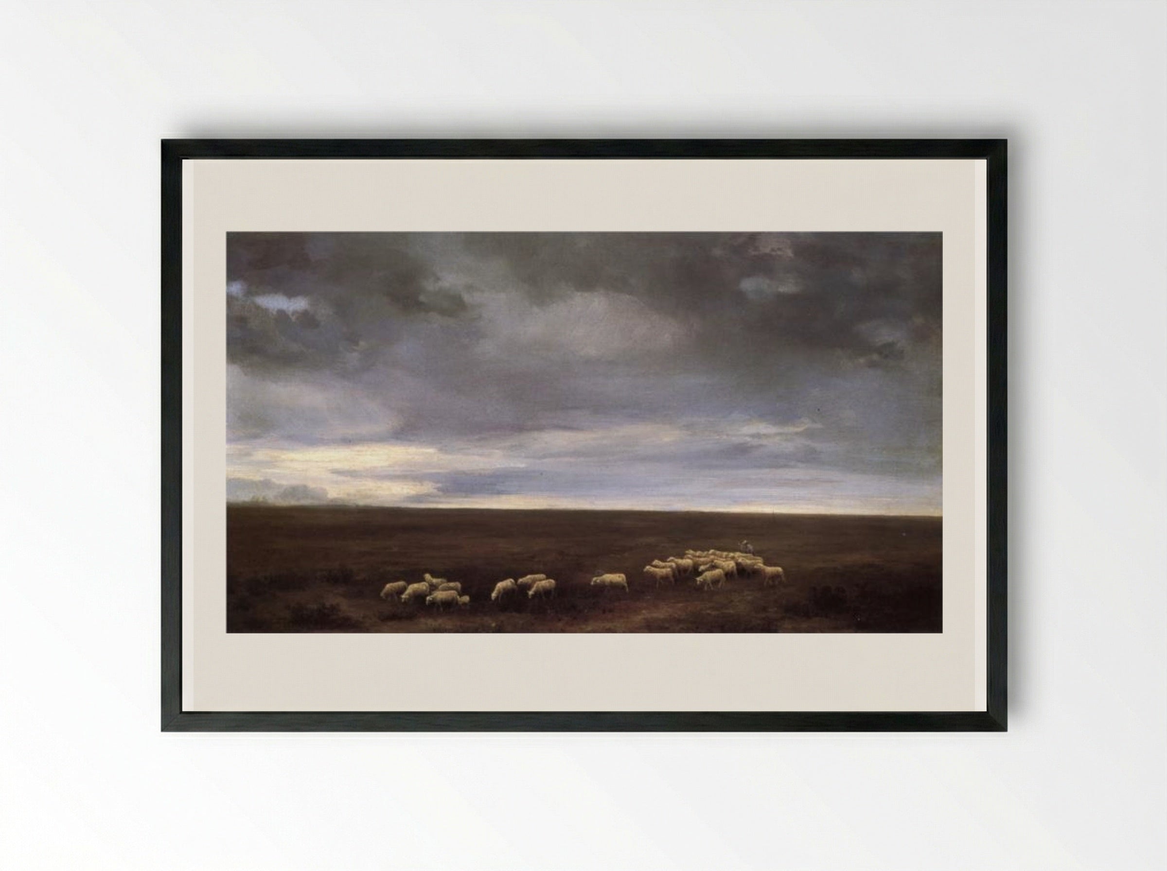 Lumen en coelo - José María Velasco - Framed Print Black