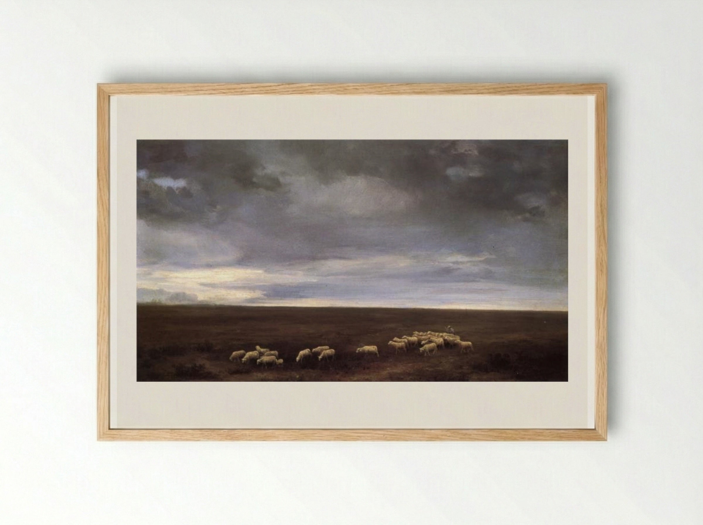Lumen en coelo - José María Velasco - Framed Print Wood