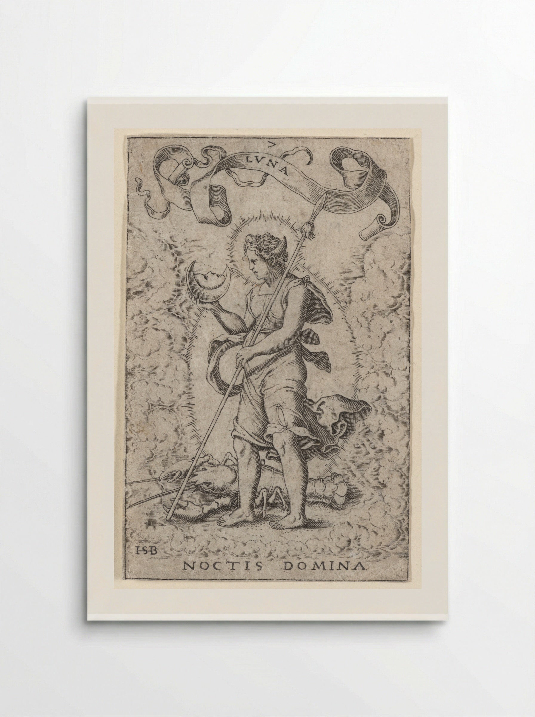 Luna (Noctis Domina) - Theodor de Bry - Poster