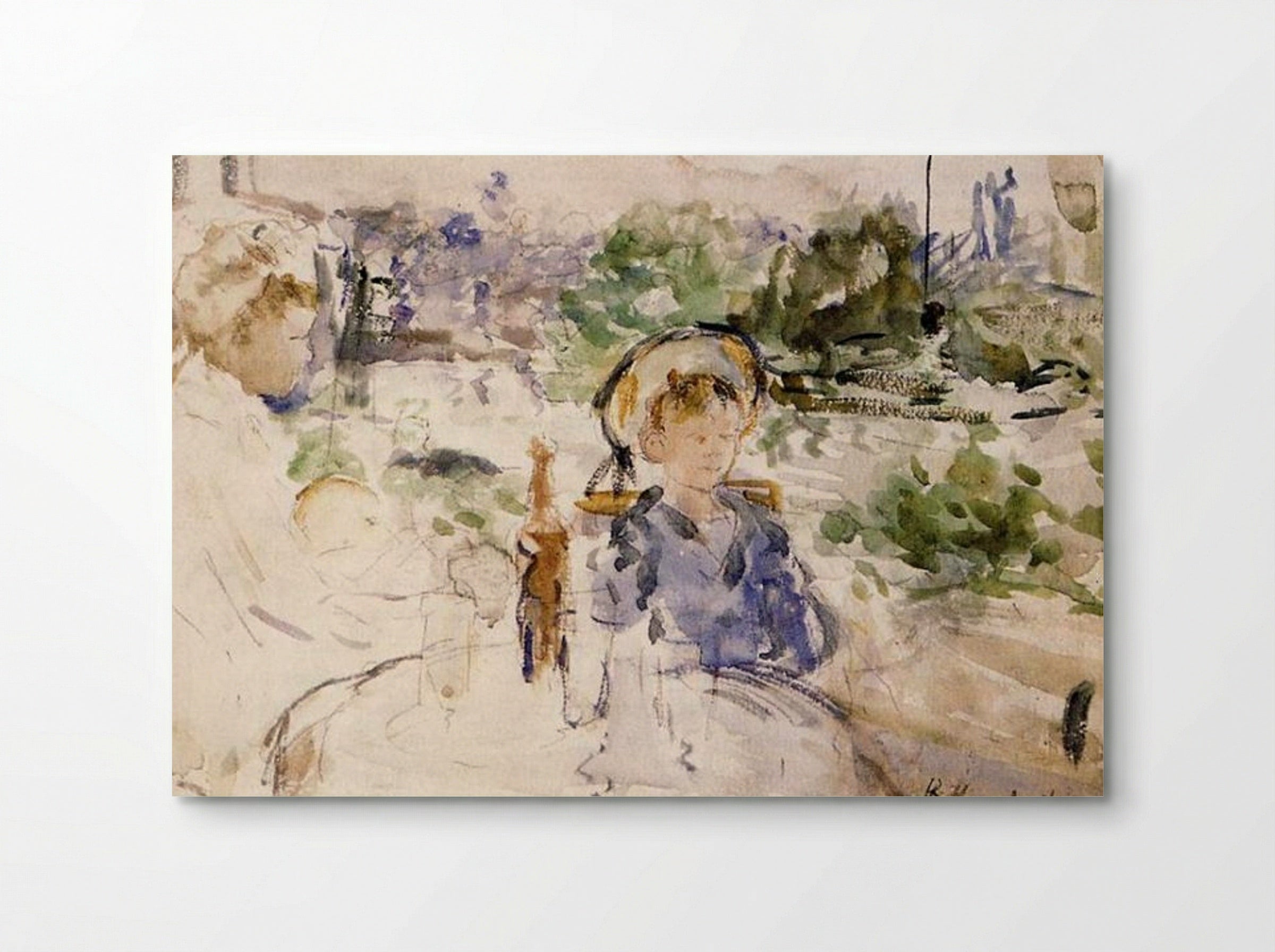 Luncheon in the Countryside - Berthe Morisot - Poster