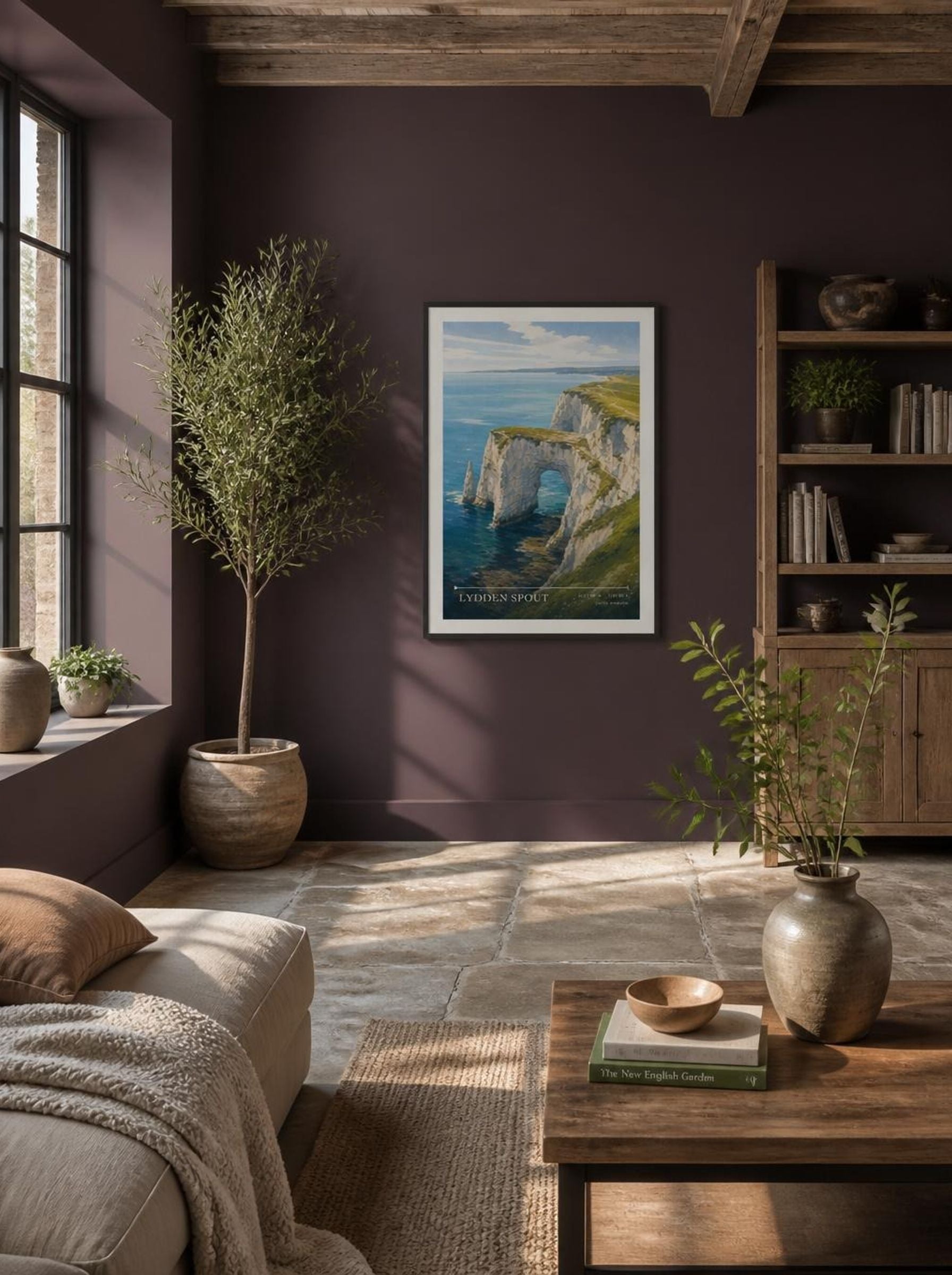Lydden Spout United Kingdom Travel Poster - Lifestyle