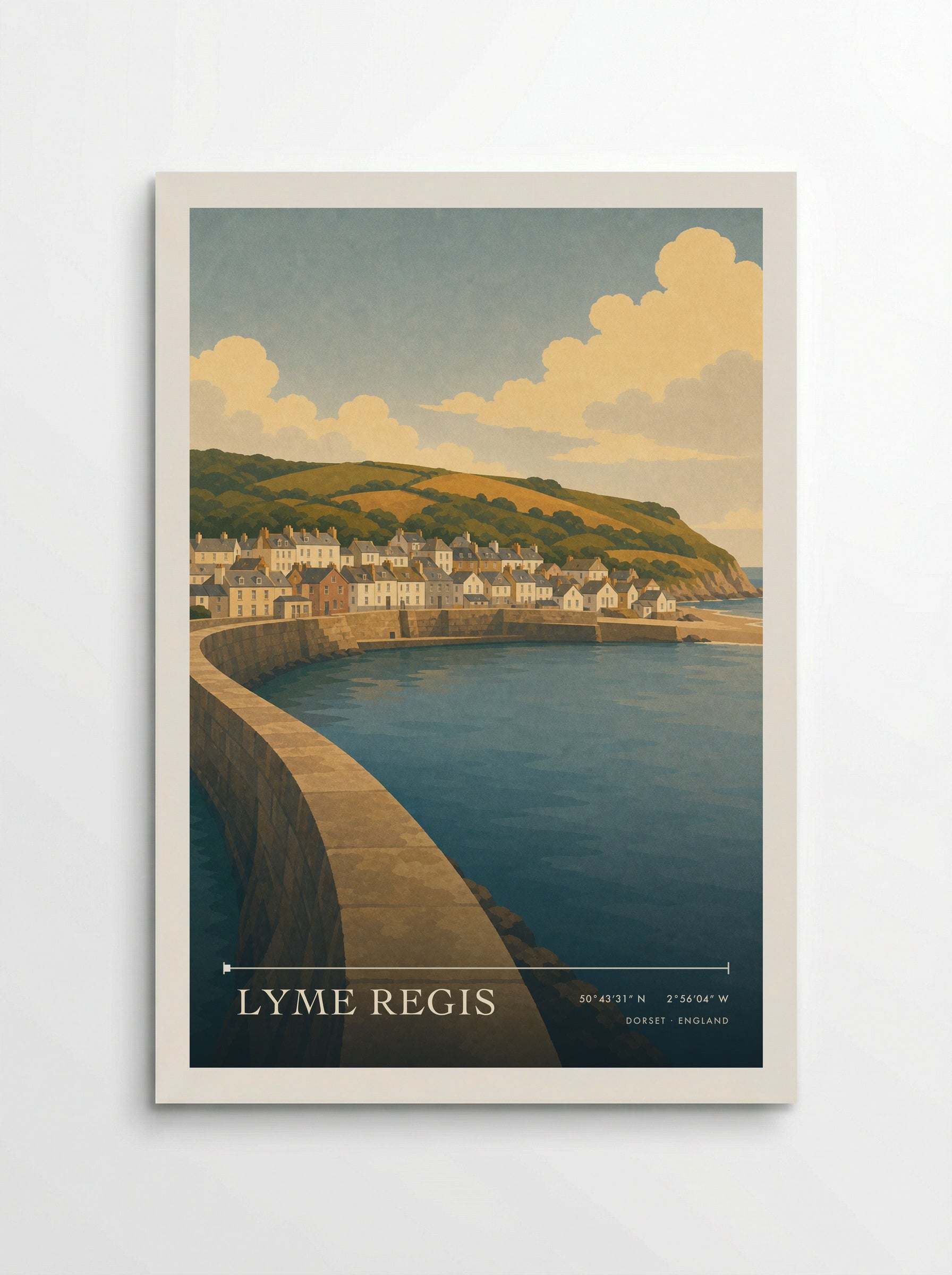 Lyme Regis Dorset Travel Poster - Poster