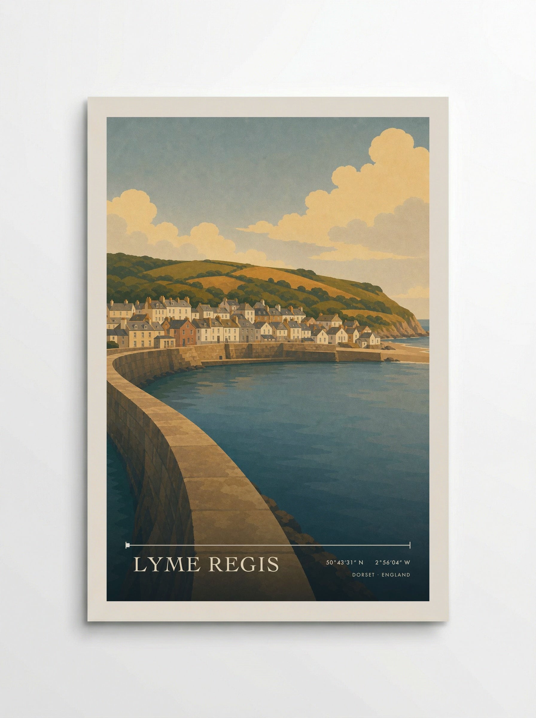Lyme Regis Dorset Travel Poster - Poster