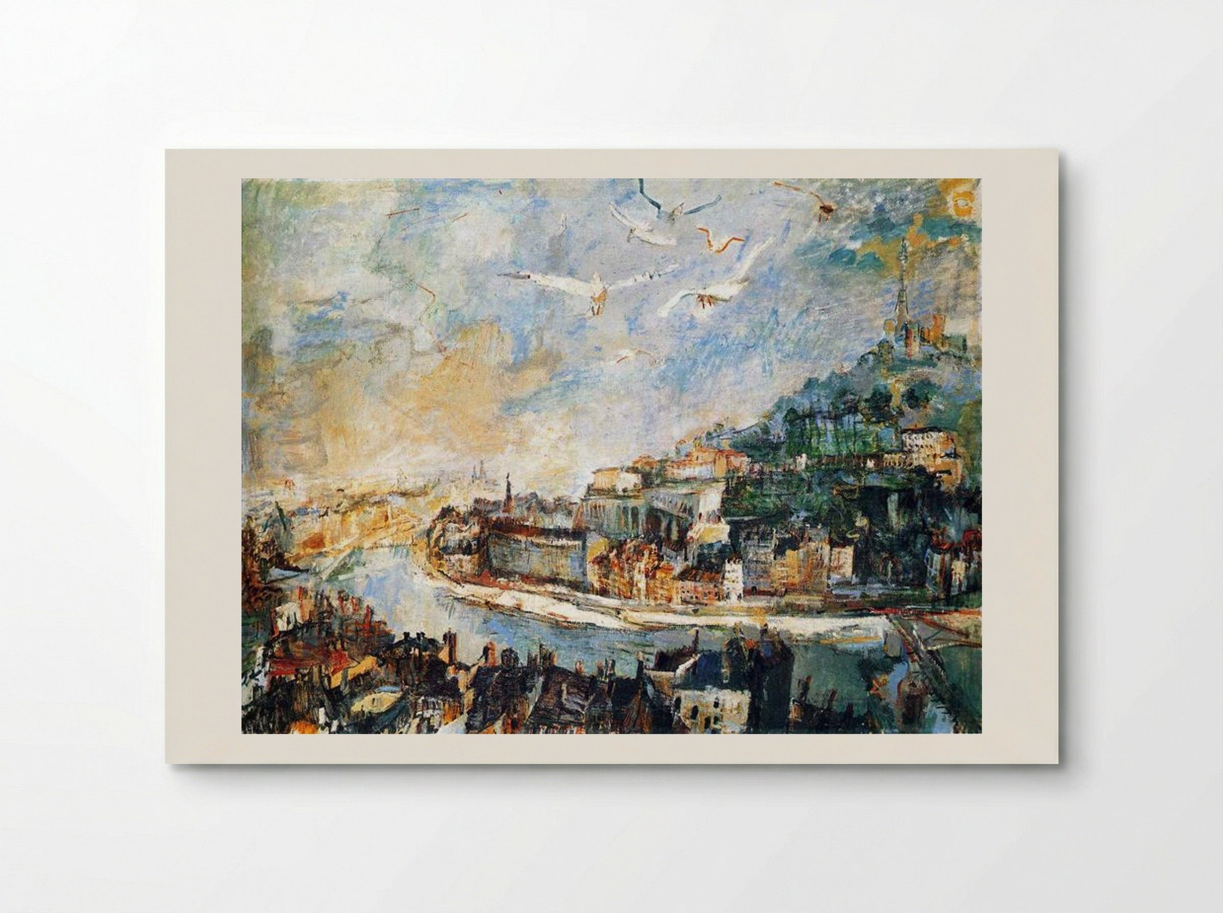 Lyon - Oskar Kokoschka - Poster
